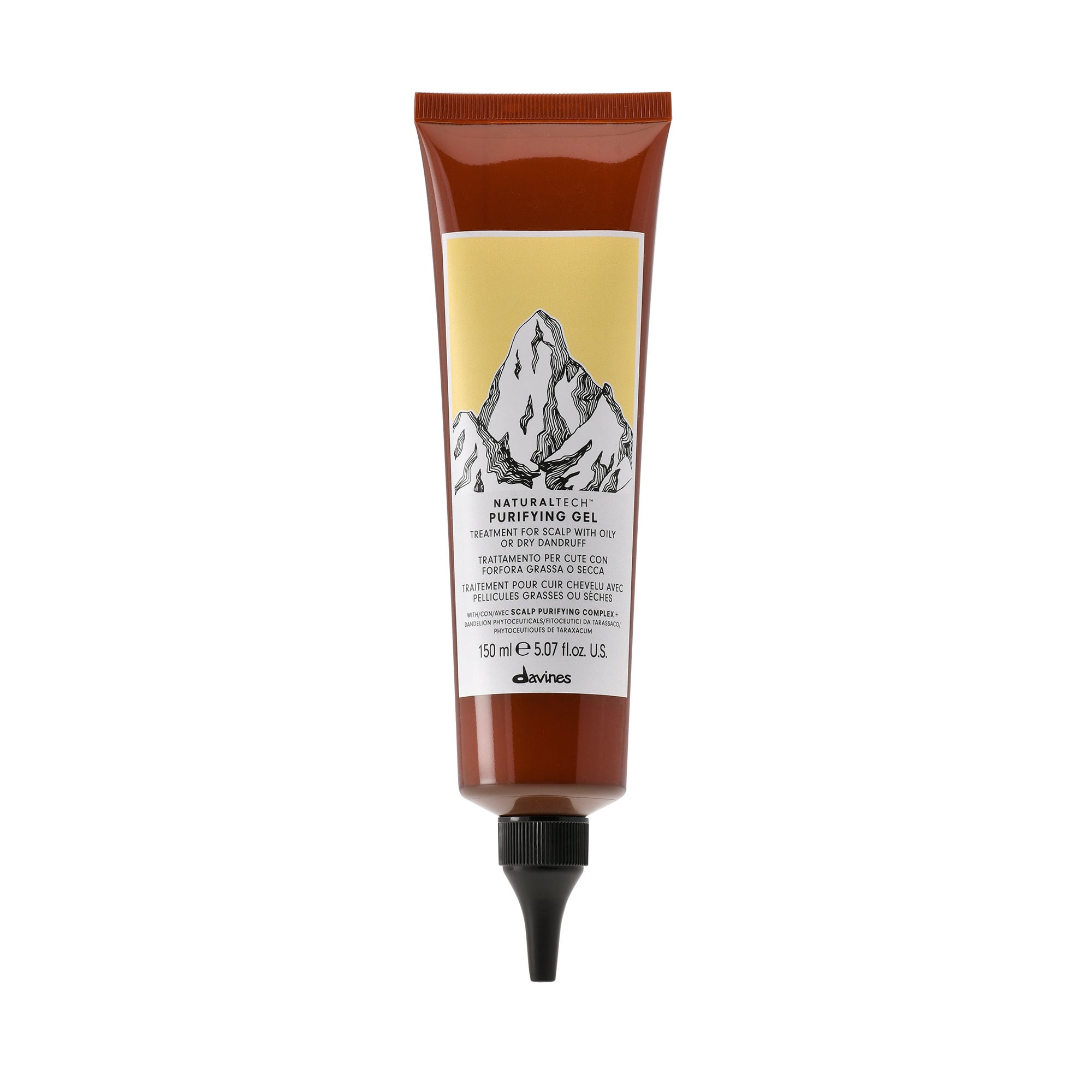 Очищувальний гель для шкіри голови Davines Naturaltech Purifying Gel проти сухої або жирної лупи, 150 мл