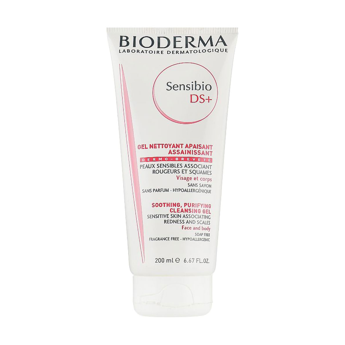 Очищувальний гель для вмивання Bioderma Sensibio DS+ Soothing Purifying Cleansing Gel, 200 мл