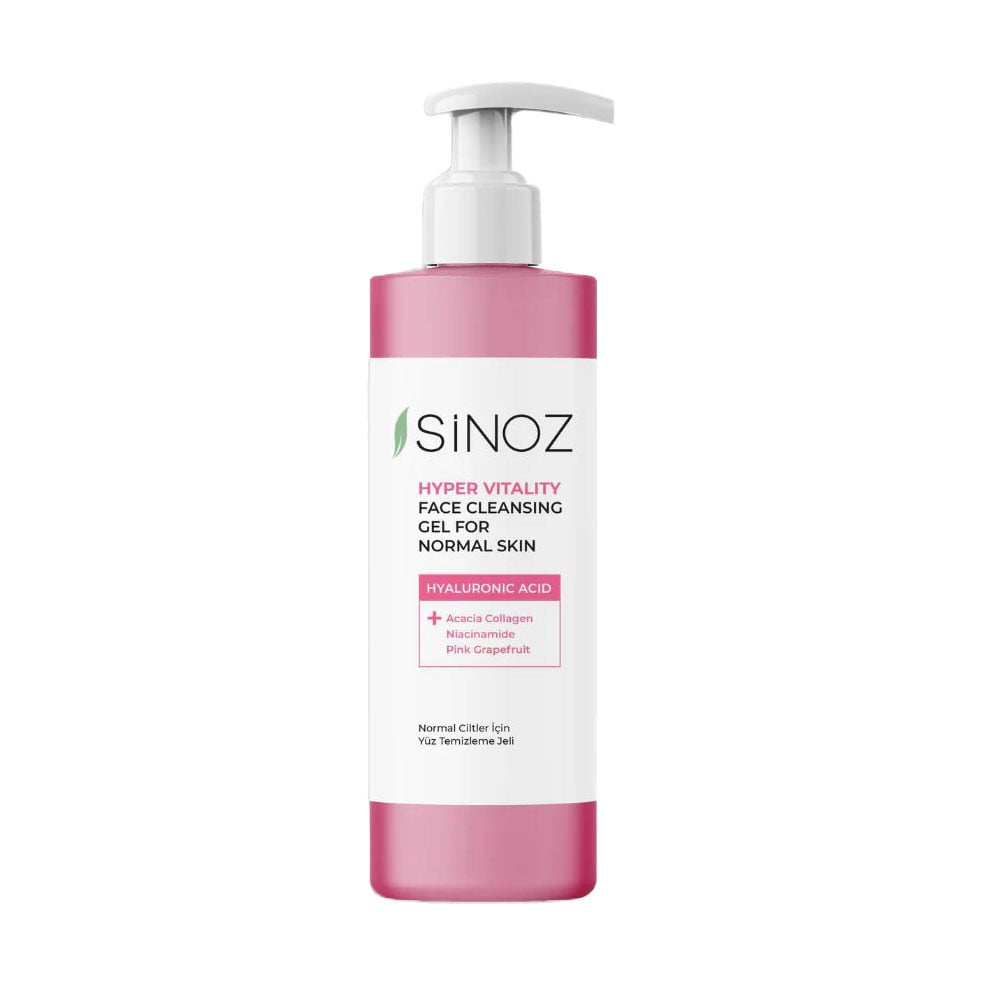 Очищувальний гель Sinoz Hyper Vitality Face Cleansing Gel для нормальної шкіри обличчя, 400 мл