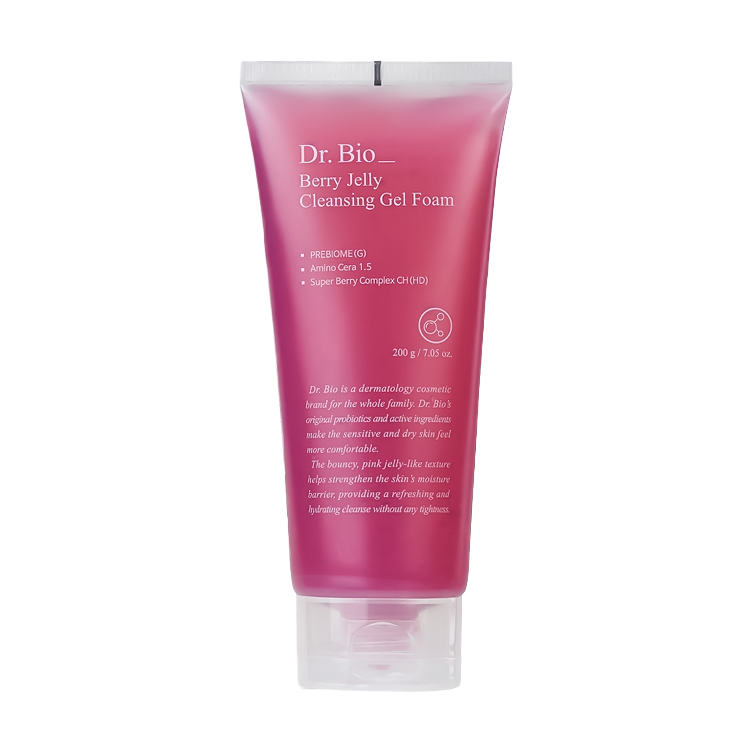 Очищувальний гель-желе для обличчя Dr. Bio Berry Jelly Cleansing Gel Foam, 200 г