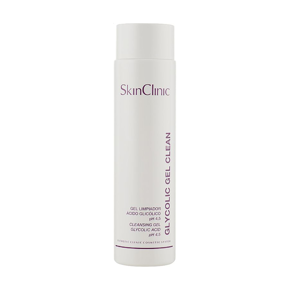 Очищувальний гліколевий гель для обличчя SkinClinic Glycolic Gel Clean, 250 мл