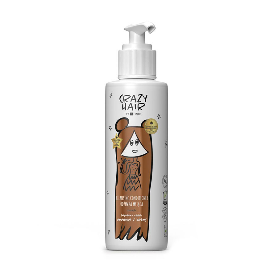 Очищувальний кондиціонер для волосся HiSkin Crazy Hair Cleansing Conditioner Coconut, 300 мл