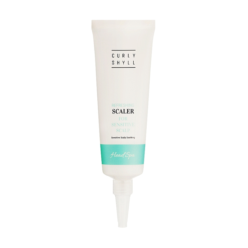 Очищувальний пілінг CURLYSHYLL Refreshing Scaler For Sensitive Scalp для чутливої шкіри голови, 120 г