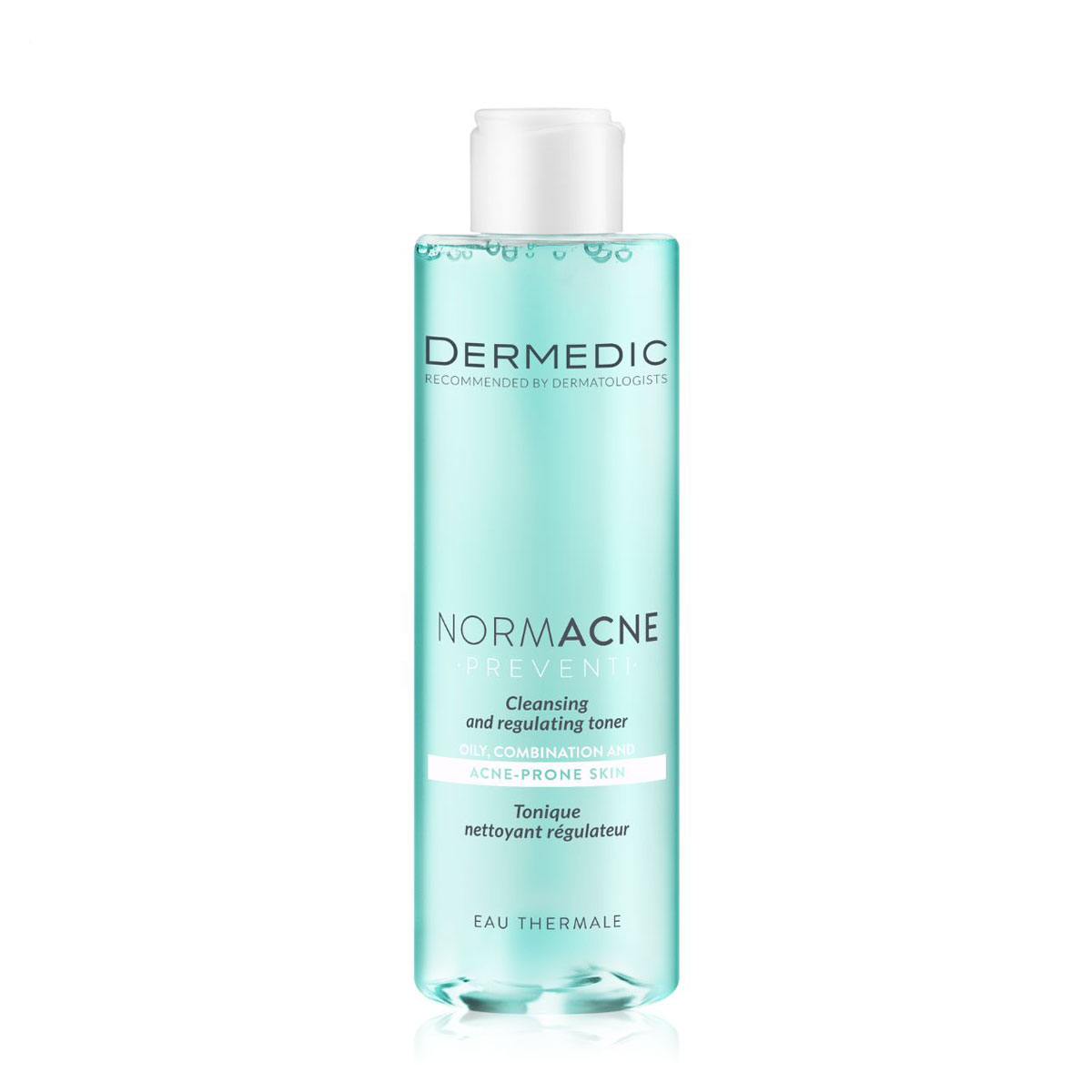 Очищувальний регулювальний тонік для обличчя Dermedic Normacne Cleansing Regulating Toner для жирної, комбінованої та схильної до акне шкіри, 200 мл