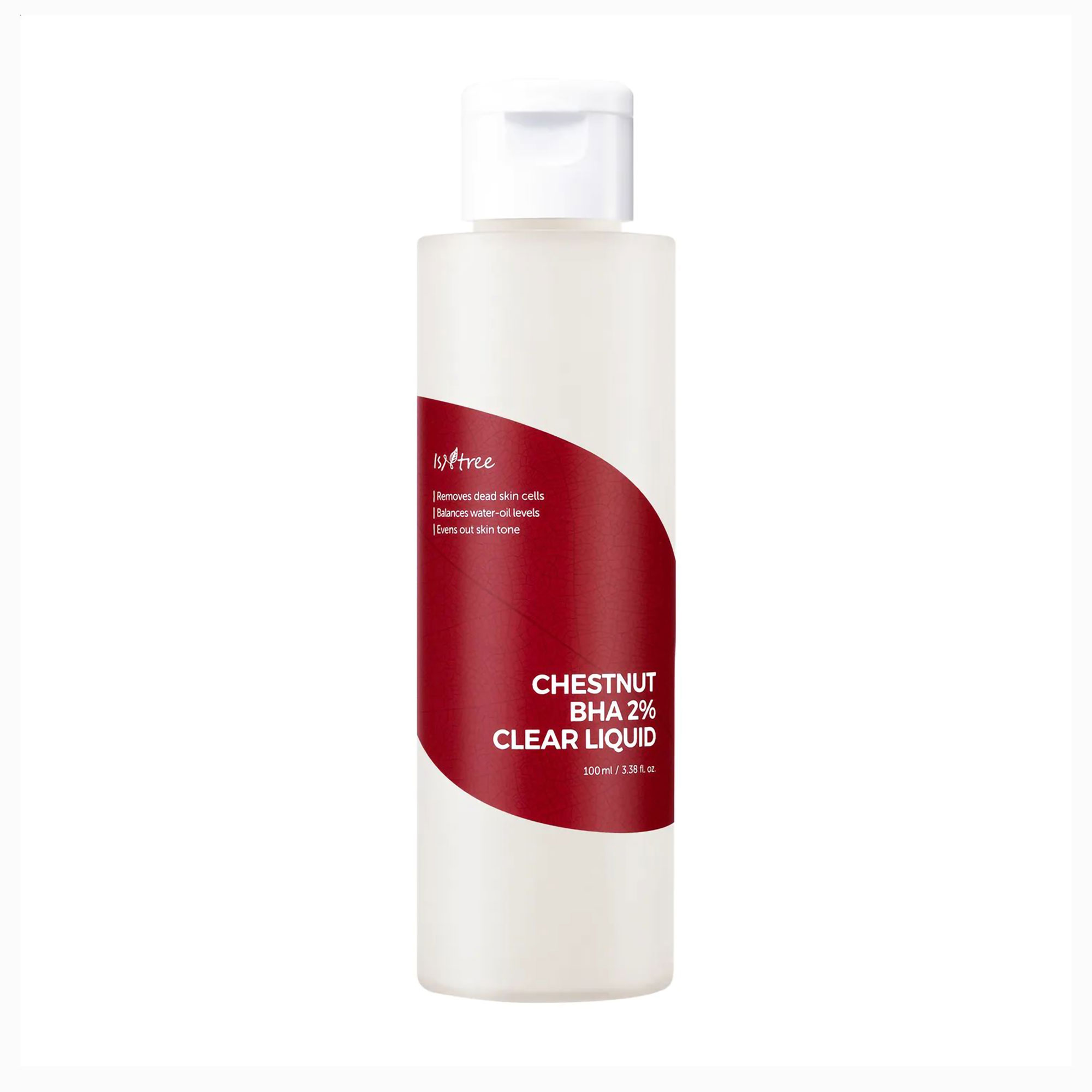 Очищувальний тонер для обличчя Isntree Chestnut BHA 2% Clear Liquid з BHA кислотою та екстрактом каштану, 100 мл