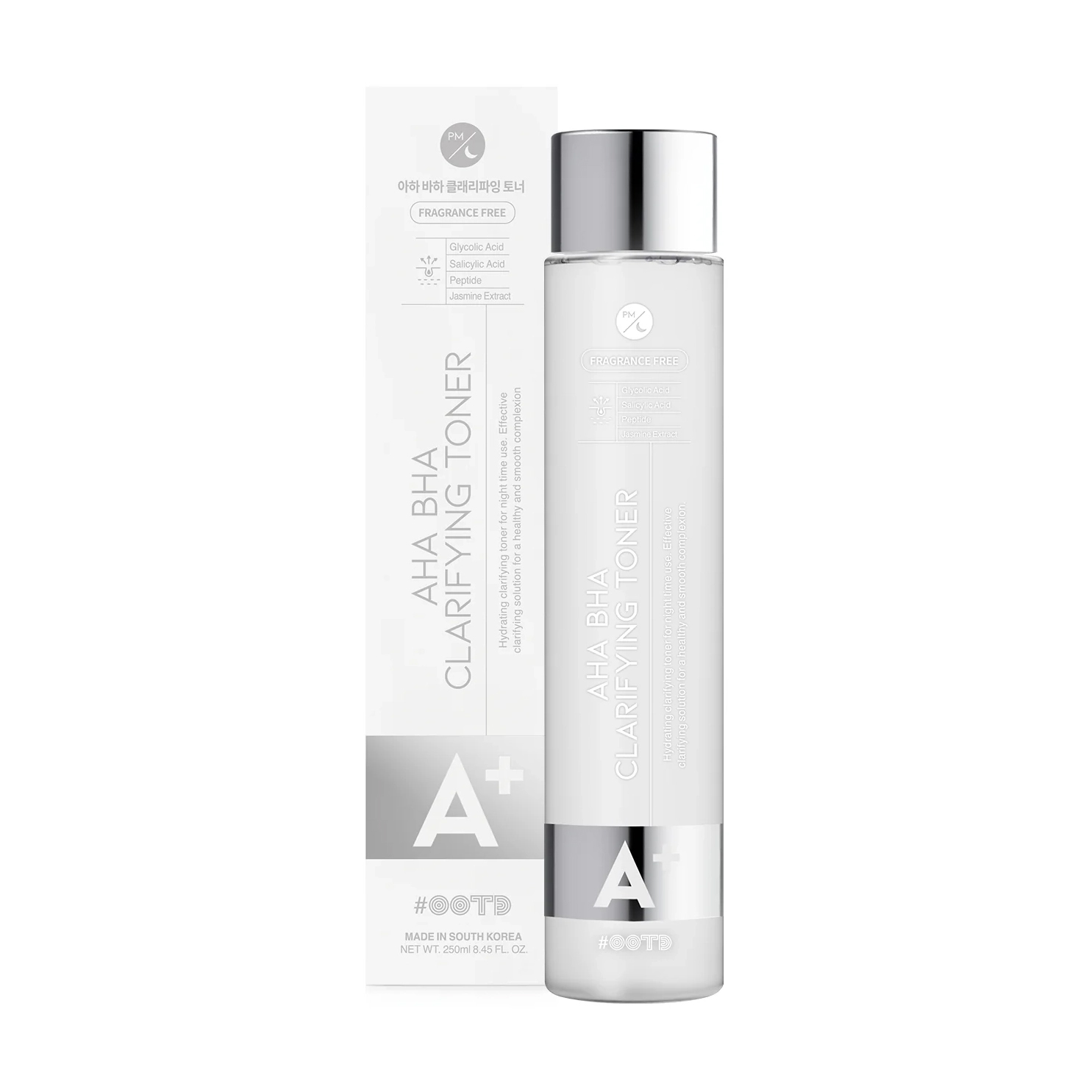Очищувальний тонер для обличчя OOTD AHA BHA Clarifying Toner з AHA- та BHA-кислотами, 250 мл