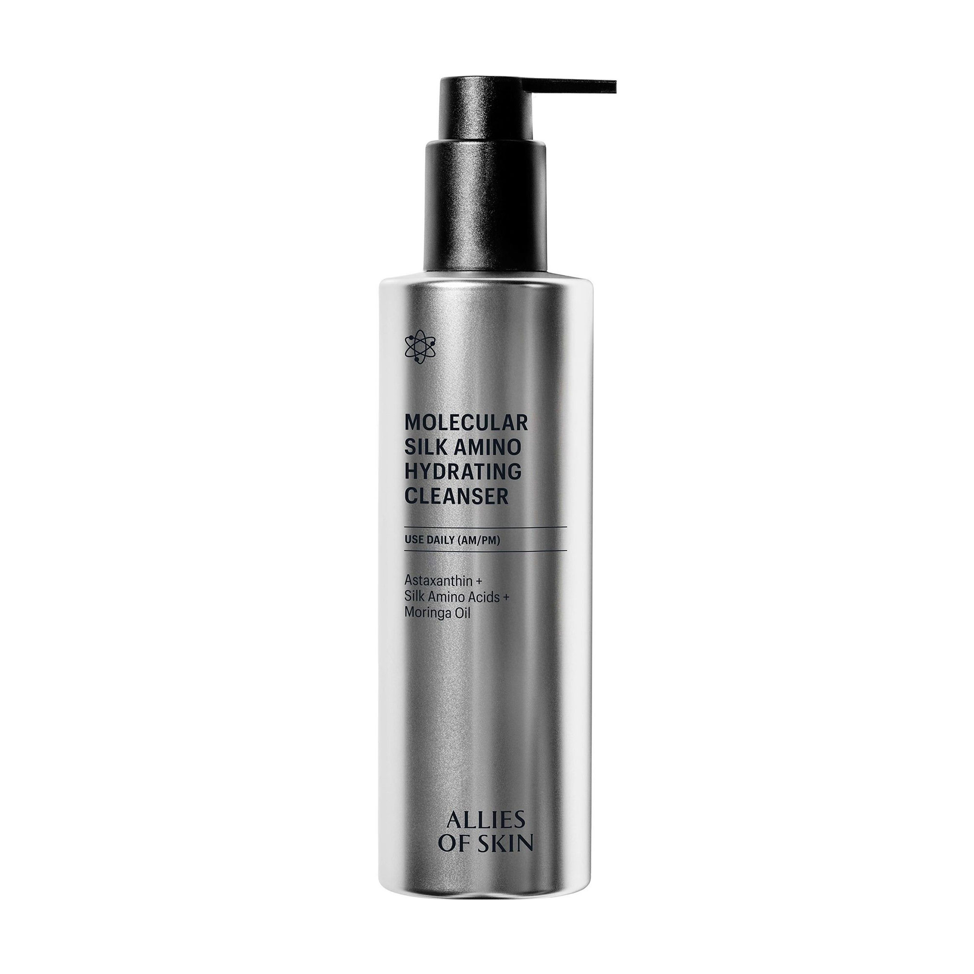 Очищувальний засіб для обличчя Allies Of Skin Molecular Silk Amino Hydrating Cleanser, 250 мл