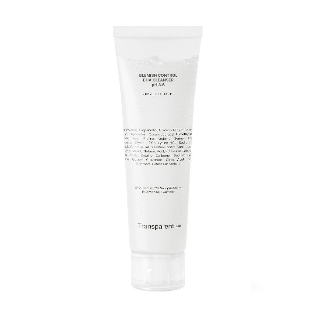 Очищувальний засіб для обличчя Transparent Lab Blemish Control BHA Cleanser pH 3.5 для вікової шкіри, схильної до акне, 150 мл