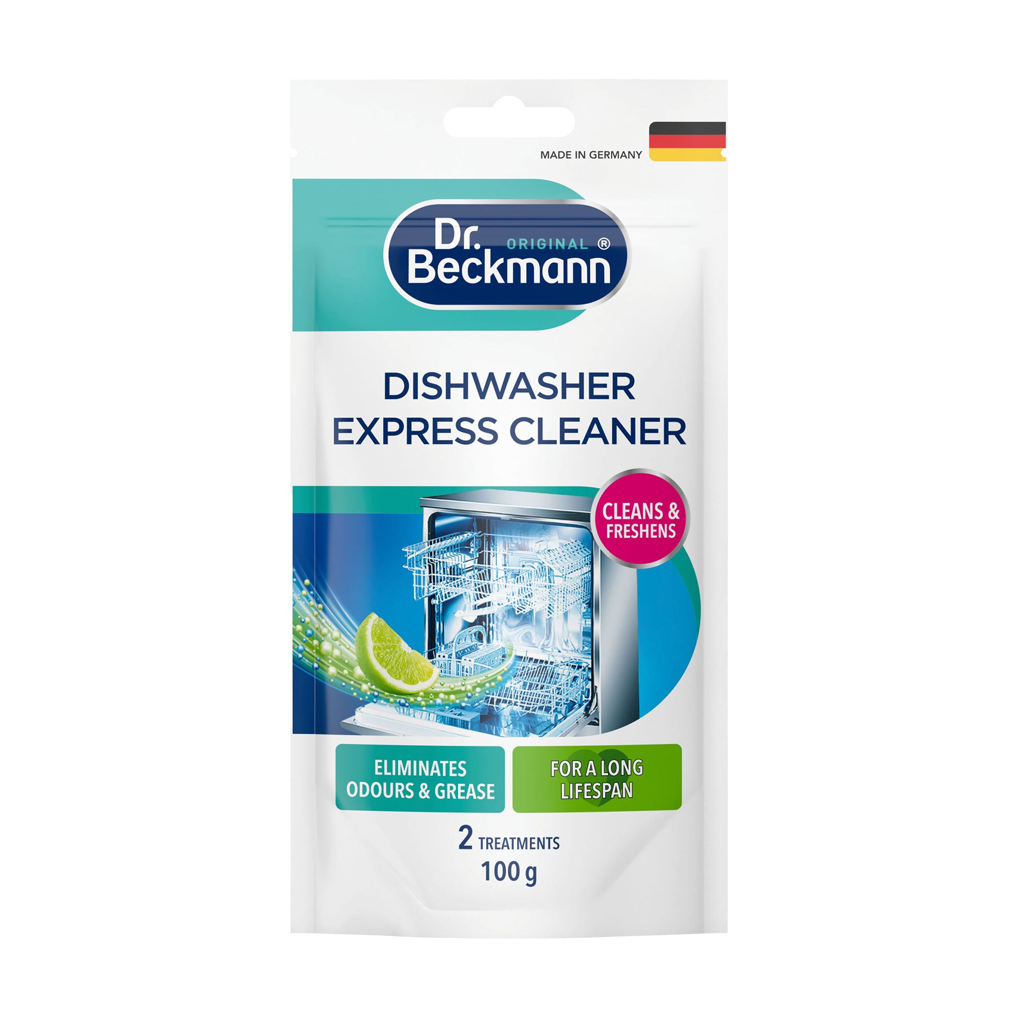 Очисник для посудомийних машин Dr. Beckmann Dishwasher Express Cleaner, 100 г