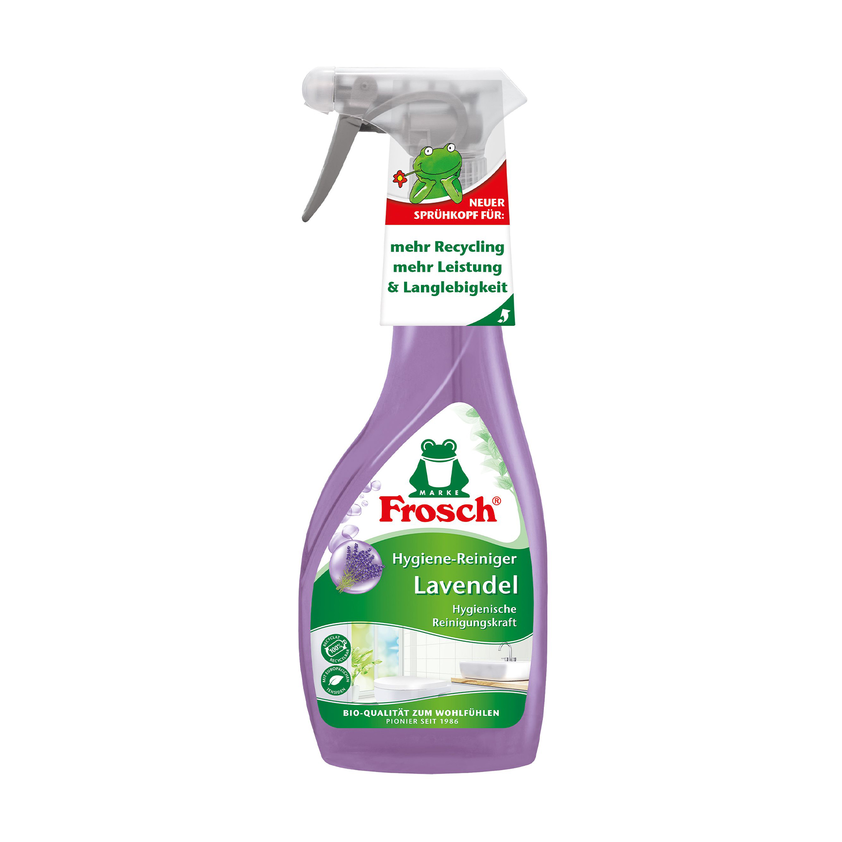 Очисник для ванни та душу Frosch Лаванда, 500 мл