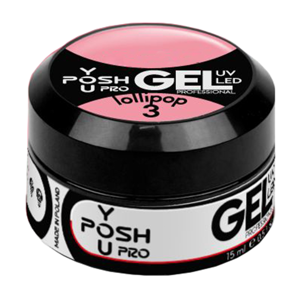 Однофазний гель для нарощування нігтів You Posh Builder Gel 03 Льодяник, 30 мл