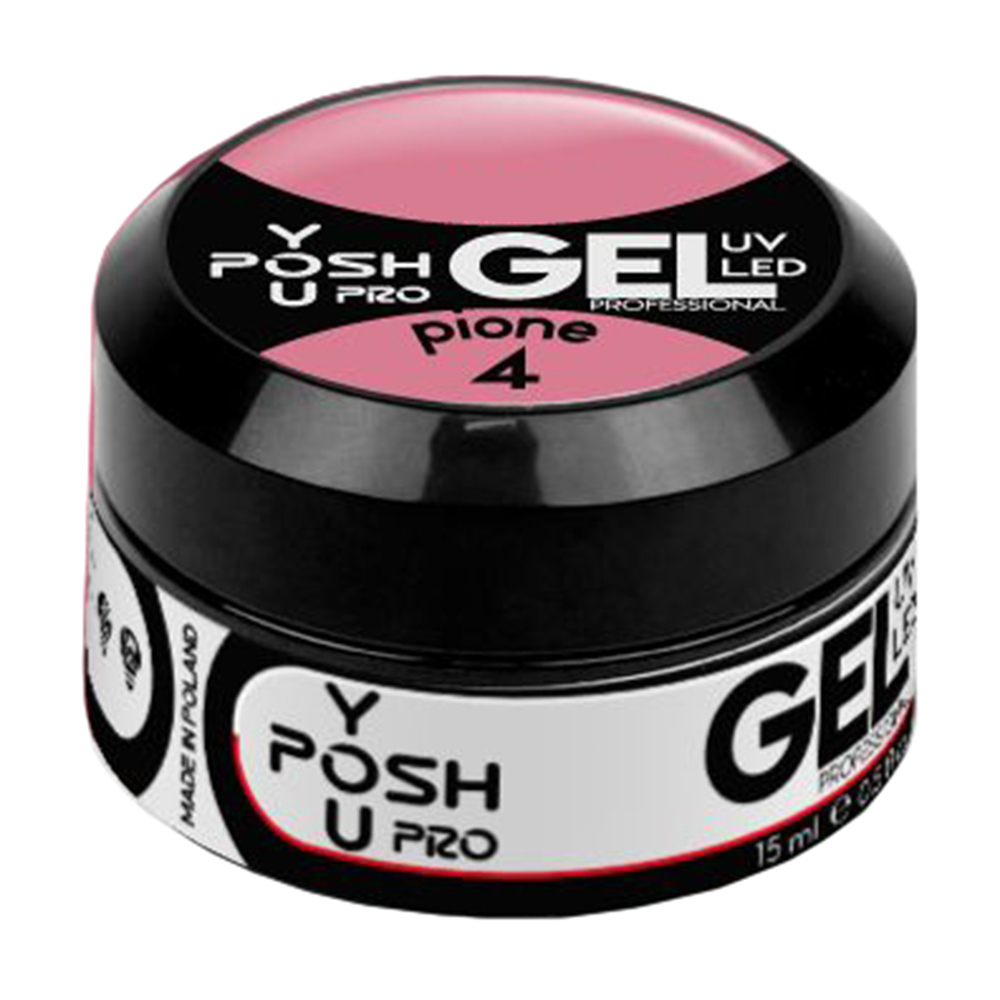 Однофазний гель для нарощування нігтів You Posh Builder Gel 04 Півонія, 50 мл