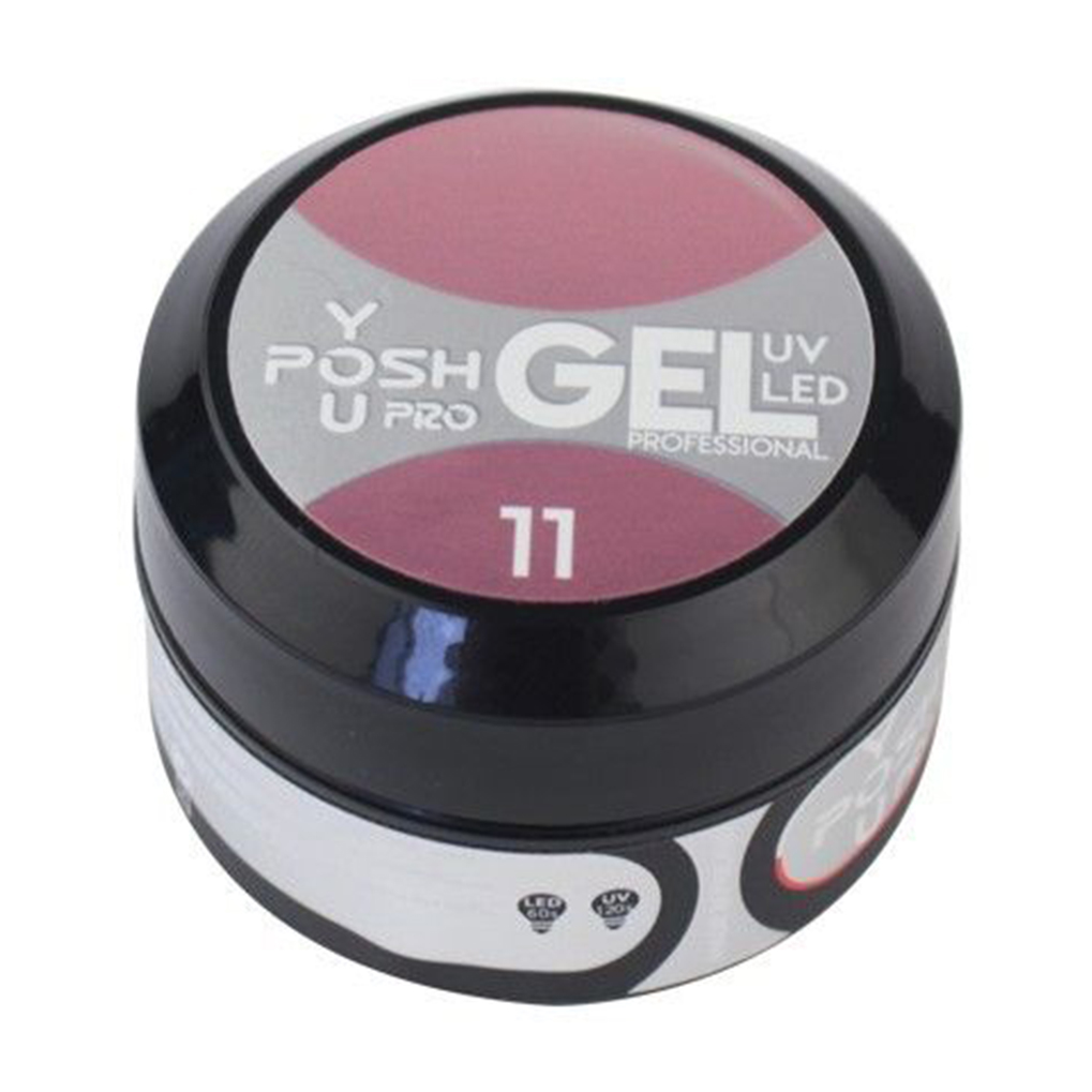 Однофазний гель для нарощування нігтів You Posh Builder Gel 11 М'який рожевий, 50 мл
