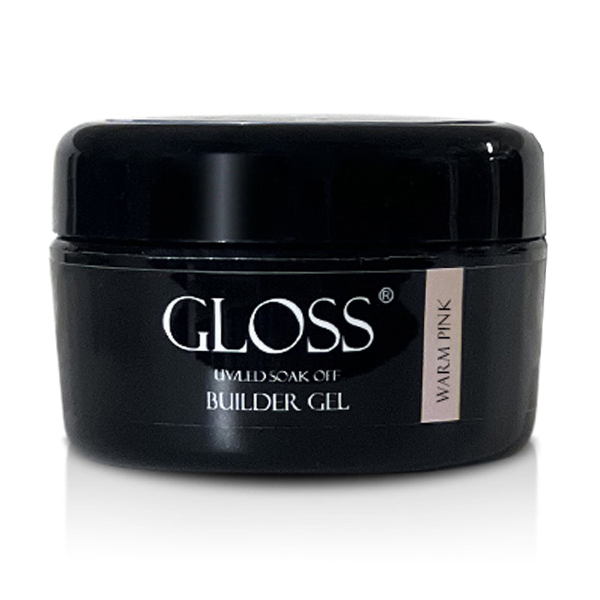 Однофазний гель для нігтів Gloss Builder Gel UV/LED Soak Off, Warm Pink, 30 мл