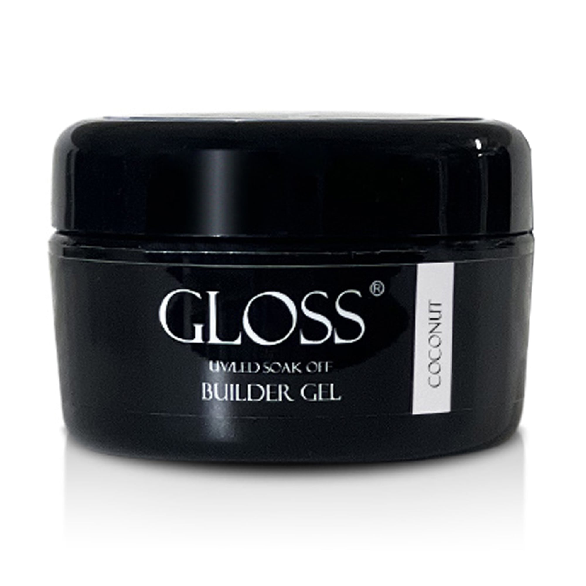 Однофазний гель для нігтів Gloss Builder Gel UV/LED Soak Off, Coconut, 30 мл
