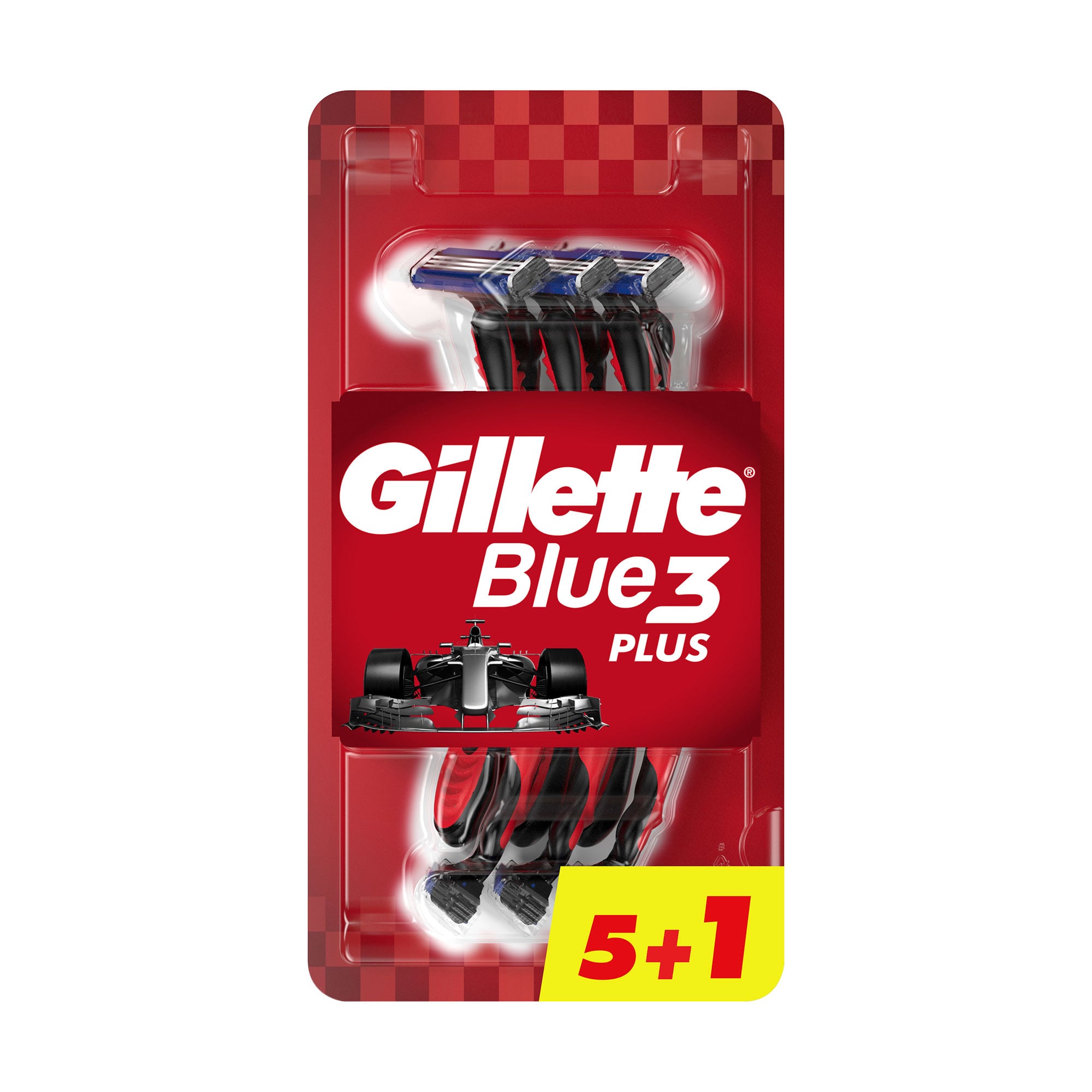 Одноразові станки для гоління чоловічі (бритви) Gillette Blue 3 Nitro, 6 шт