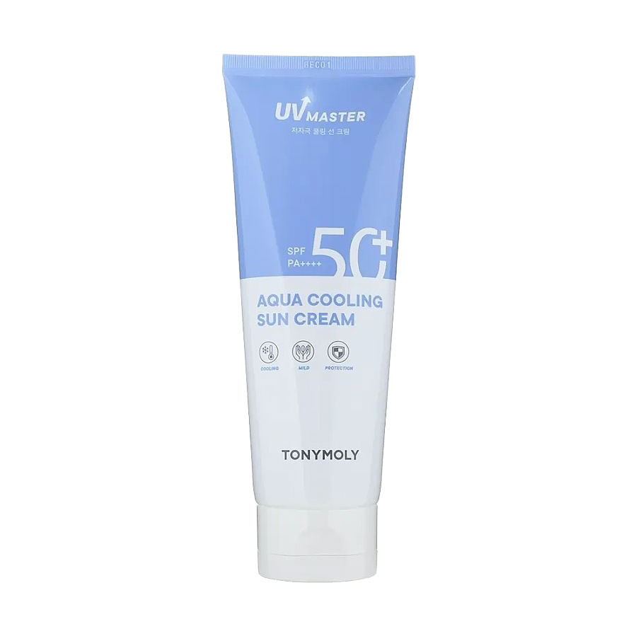 Охолоджувальний сонцезахисний крем для обличчя Tony Moly UV Master Aqua Cooling Sun Cream, SPF 50+ PA++++, 150 мл