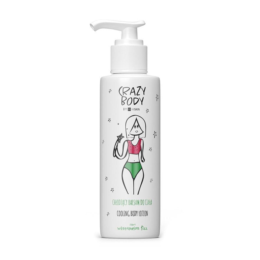 Охолоджуючий лосьйон для тіла HiSkin Crazy Body Cooling Body Lotion Watermelon Fizz, 300 мл