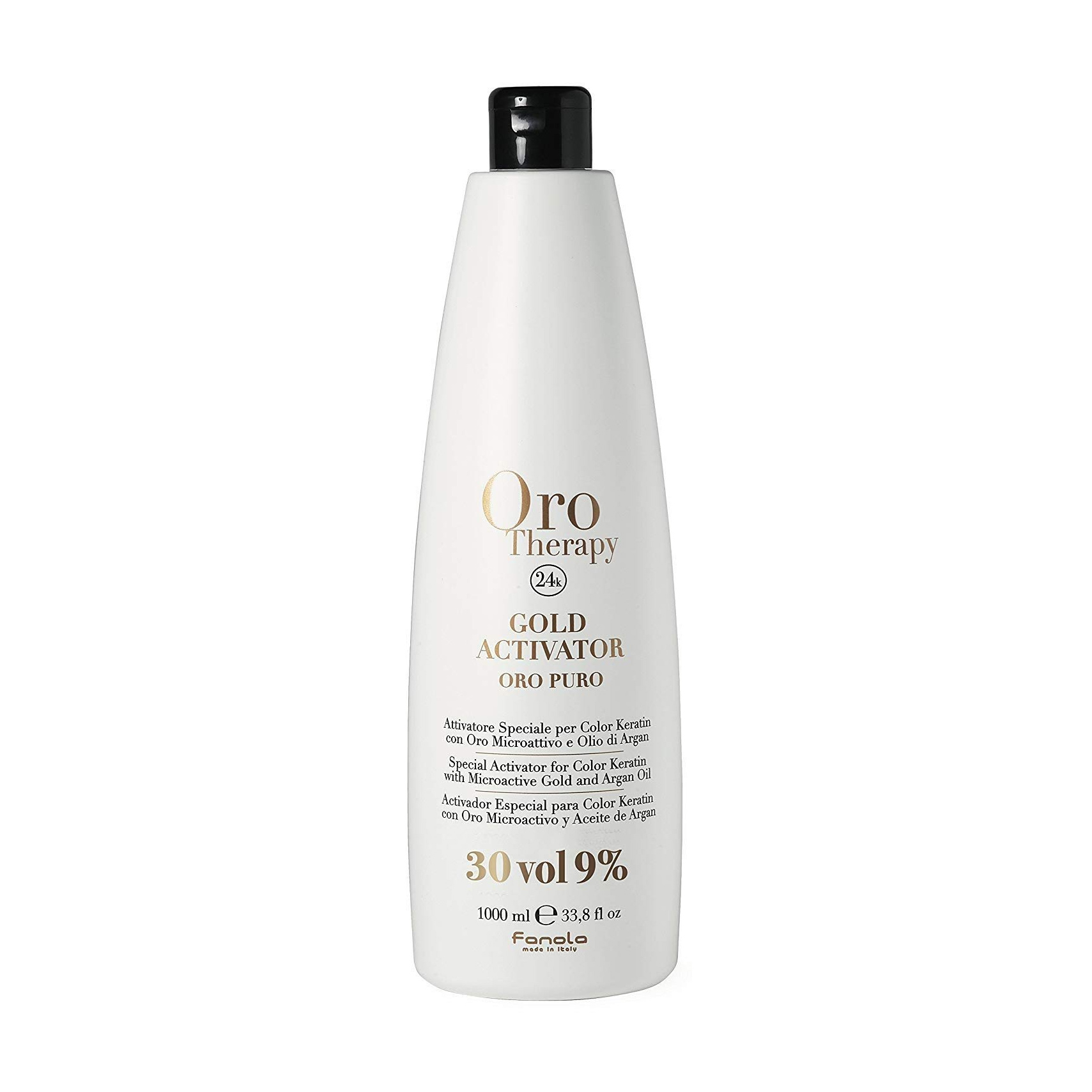 Окислювач з мікрочастинками золота Fanola Oro Therapy Gold Activator Oro Puro 30 Vol, 9%, 1 л