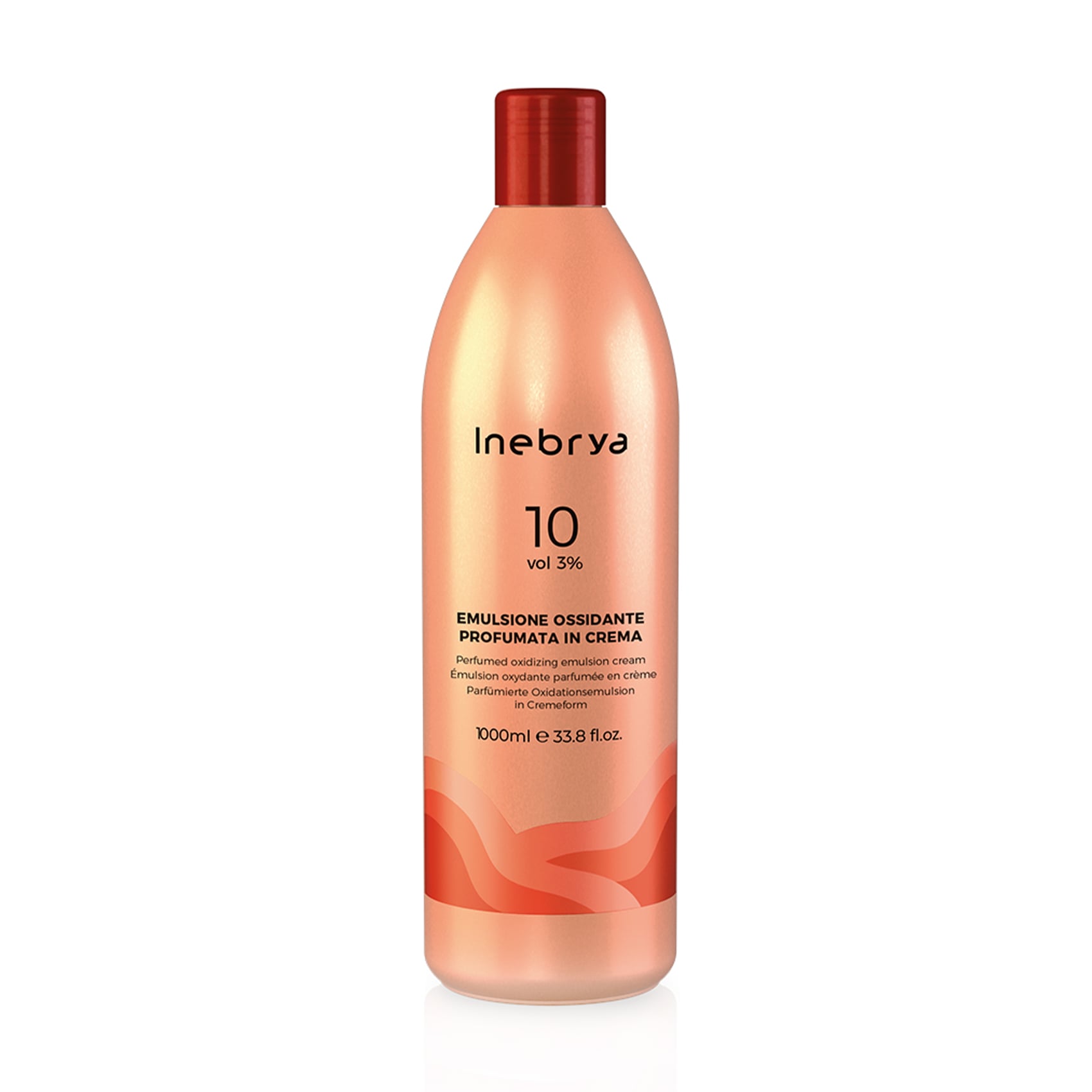 Окислювальна емульсія для фарбування волосся Inebrya Oxidizing Perfumed Emulsion Cream 3% (10 Vol), 1 л