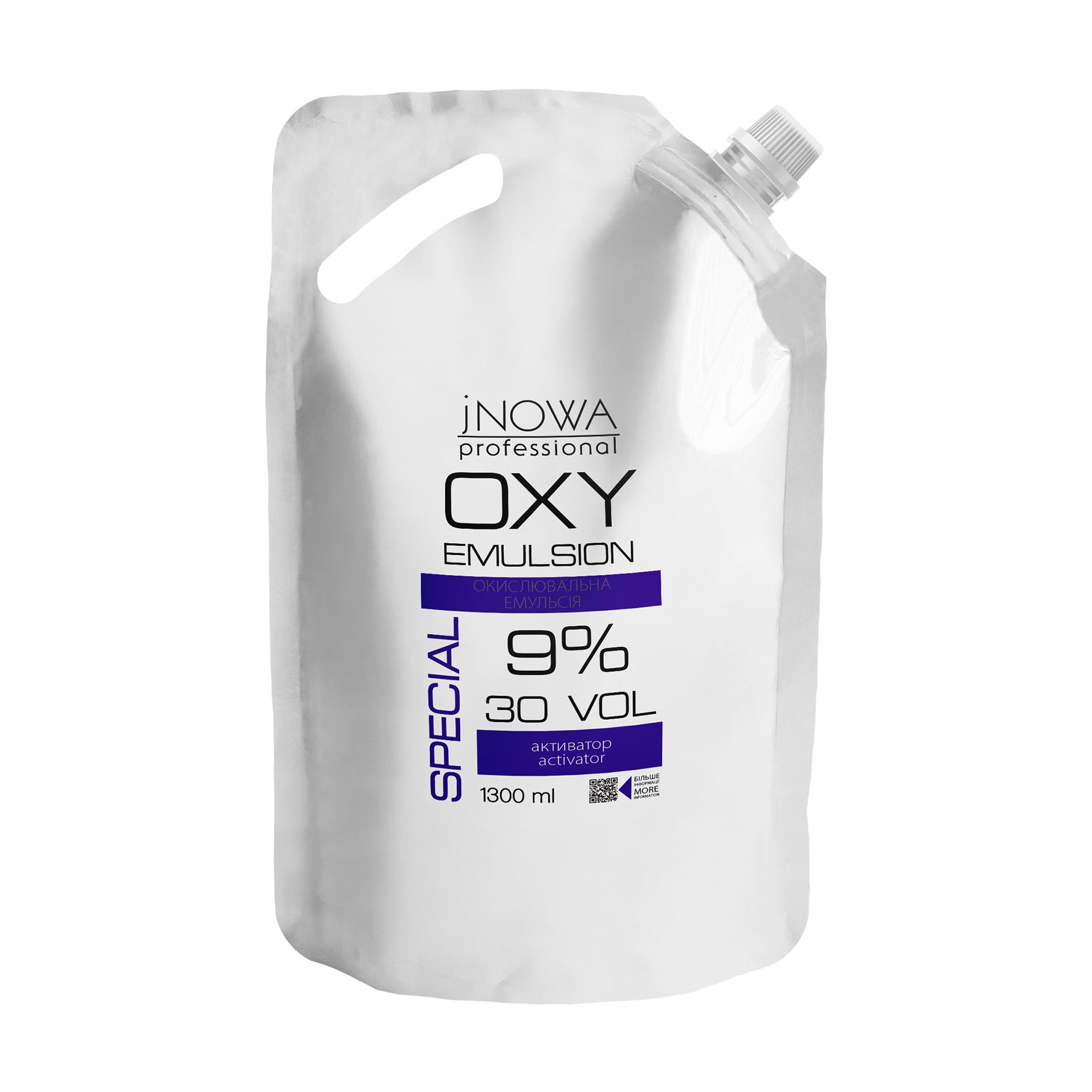 Окислювальна емульсія для фарбування волосся jNOWA Professional OXY Emulsoin 9% (30 Vol), 1.3 л
