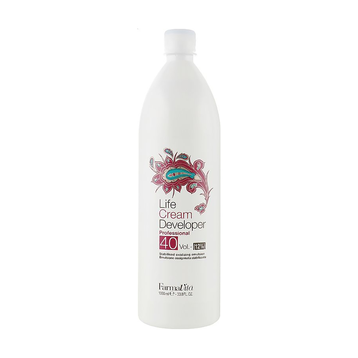 Окислювальна емульсія FarmaVita Life Cream Developer 12% (40 Vol), 1 л