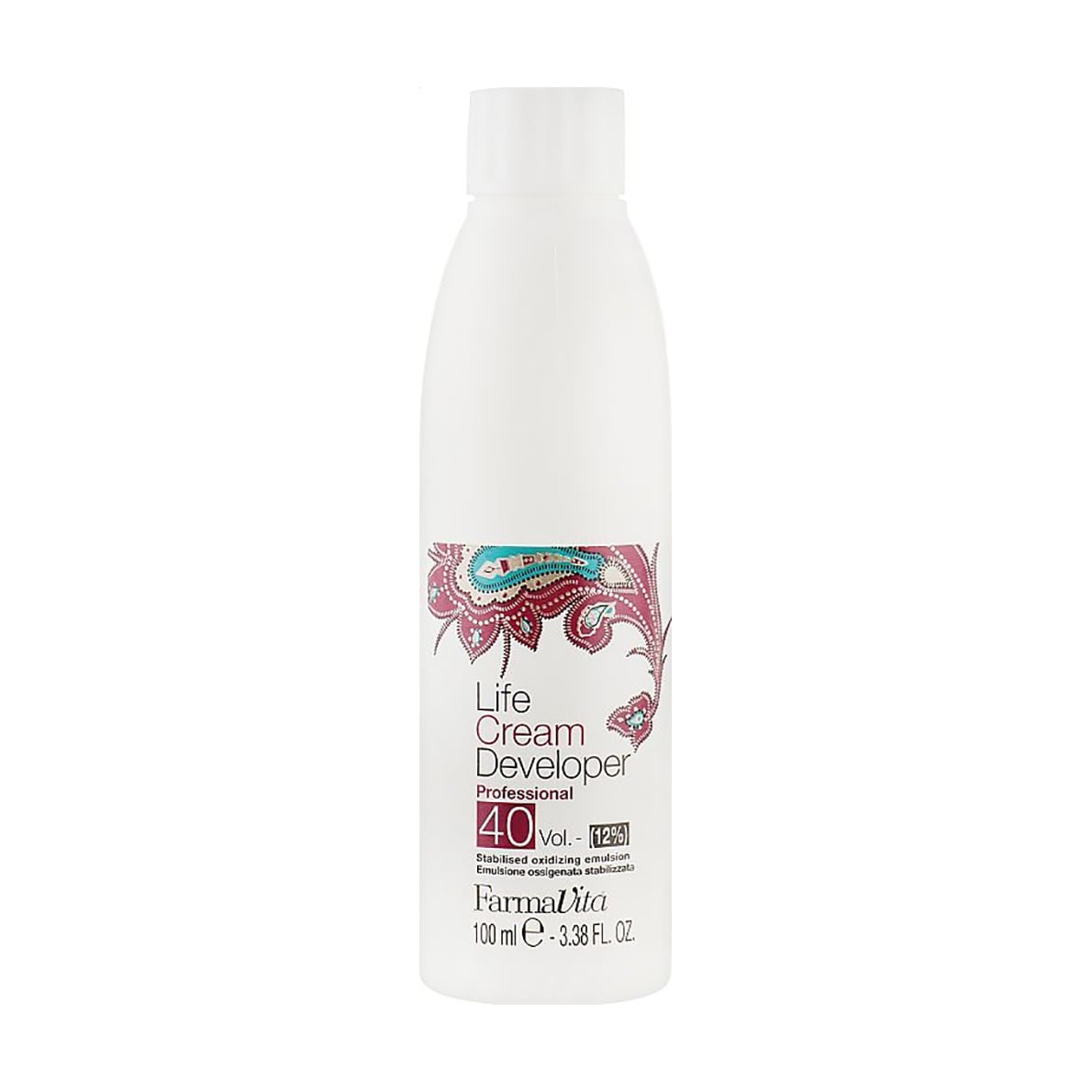 Окислювальна емульсія FarmaVita Life Cream Developer 12% (40 Vol), 100 мл