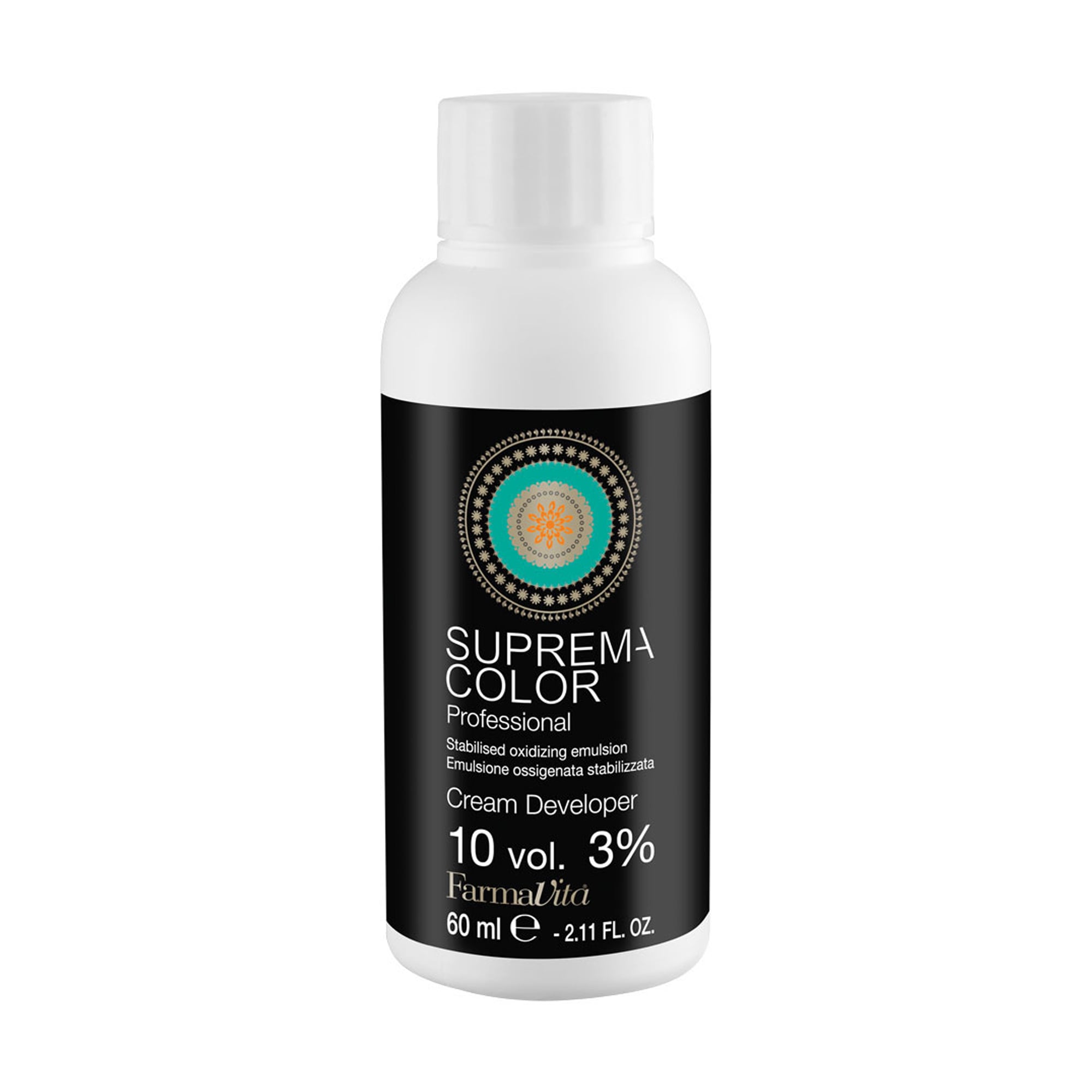 Окислювальна емульсія FarmaVita Suprema Color Cream Developer 3% (10 Vol), 60 мл