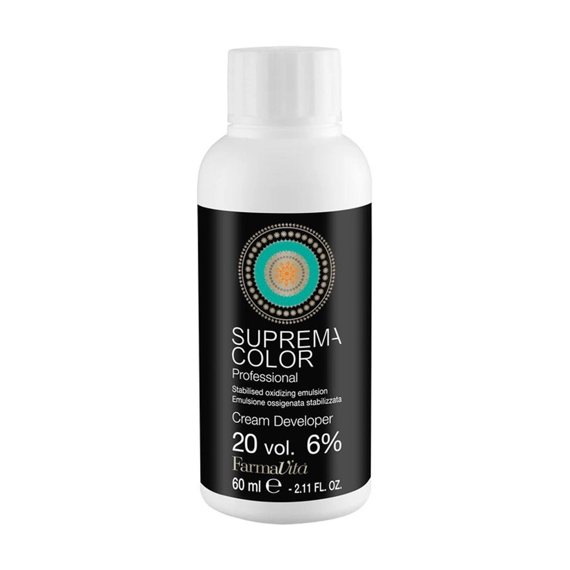 Окислювальна емульсія FarmaVita Suprema Color Cream Developer 6% (20 Vol), 60 мл