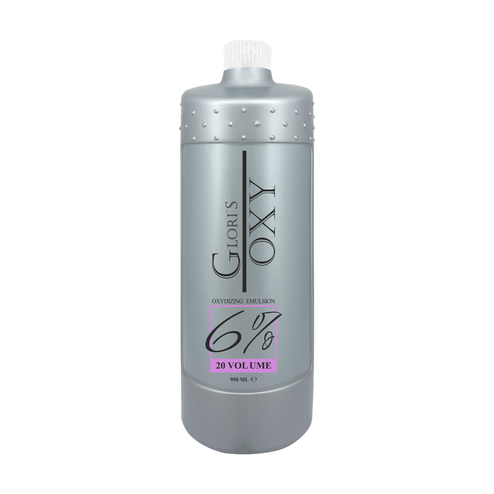Окислювальна емульсия для фарби Glori's Oxy Oxydizing Emulsion 20 Vol, 6 %, 950 мл