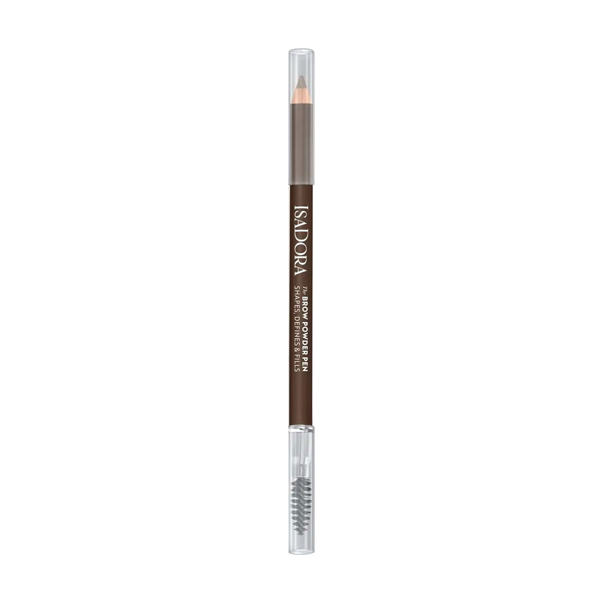Олівець для брів IsaDora The Brow Powder Pen Shapes, Defines &amp; Fills 02 Dark Brown, 1.1 г