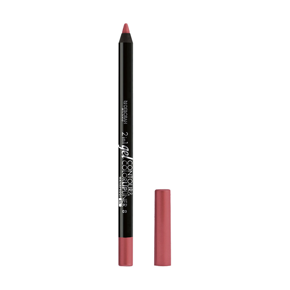 Олівець для губ Deborah 2in1 Gel Contour &amp; Color Lip Liner 03 Dusty Pink, 1.3 г