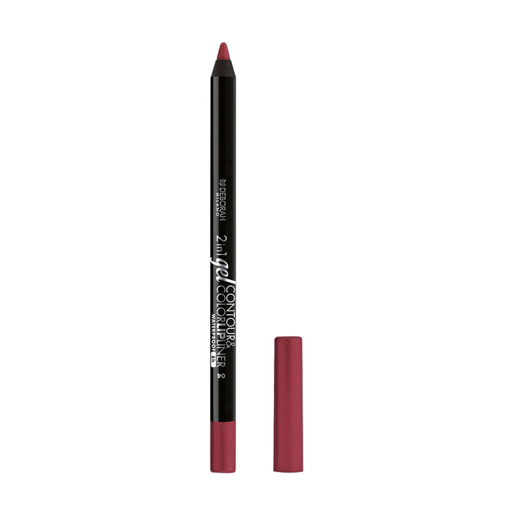 Олівець для губ Deborah 2in1 Gel Contour &amp; Color Lip Liner 04 Plum Rose, 1.3 г