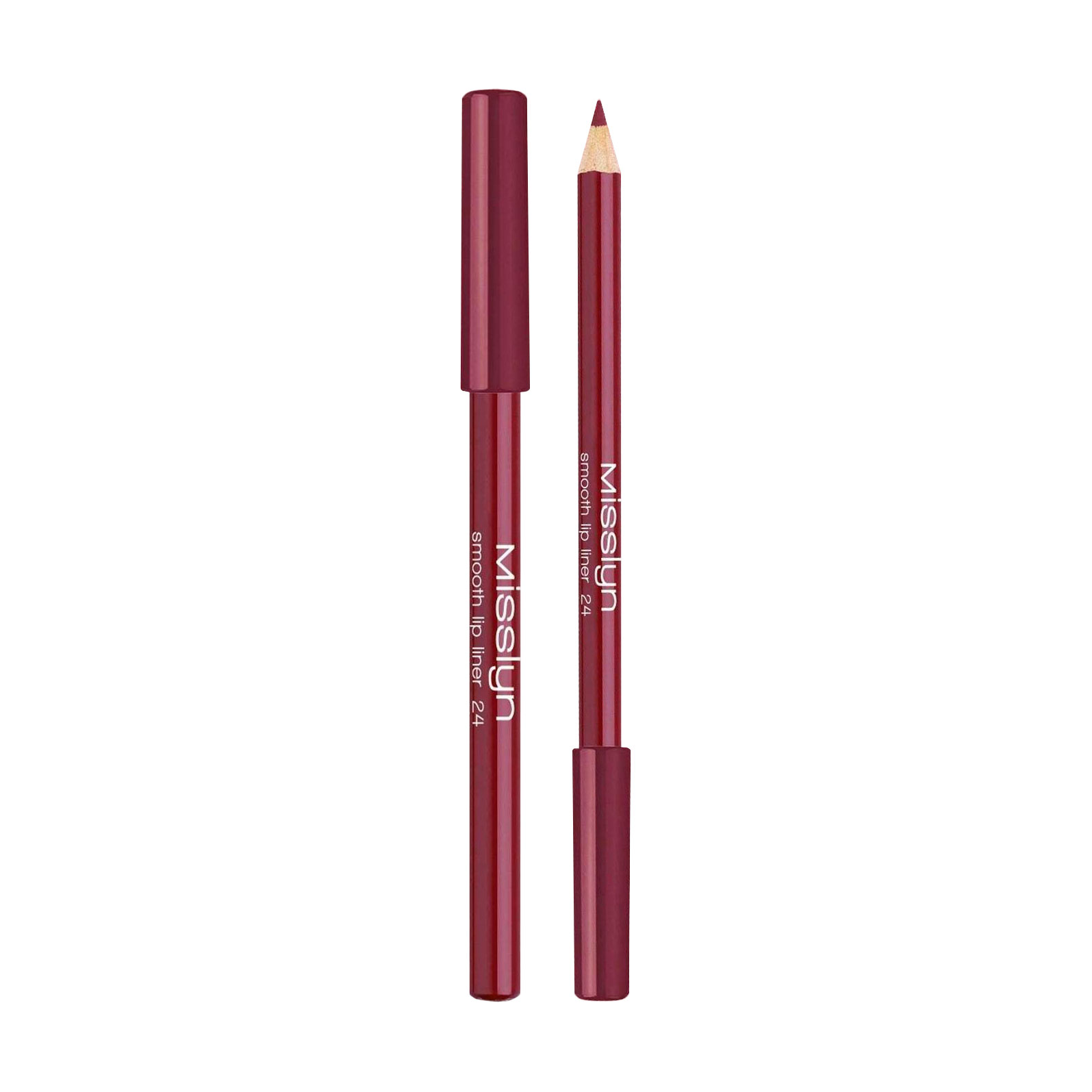 Олівець для губ Misslyn Smooth Lip Liner 24, 0.78 г