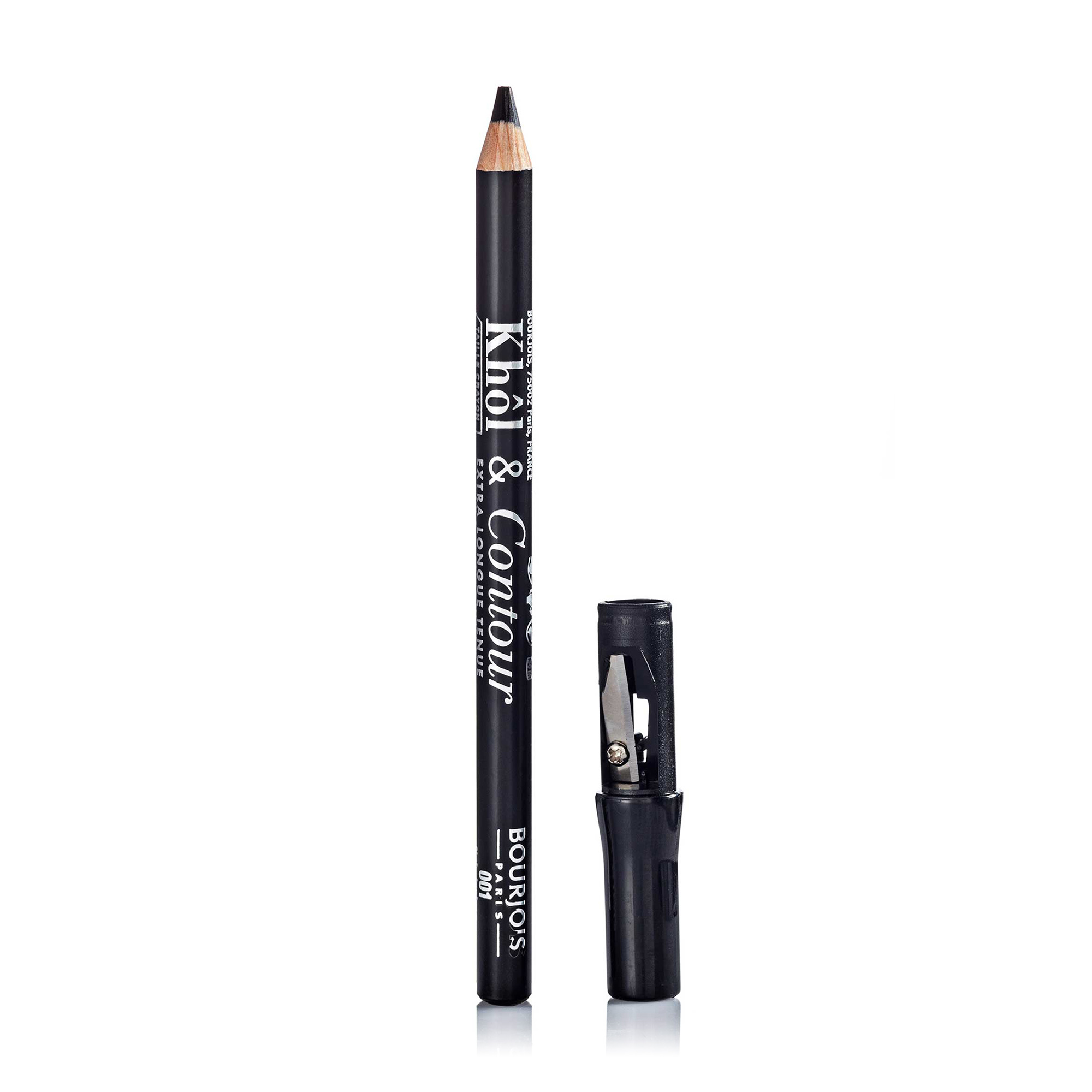 Олівець для очей Bourjois Khol&amp;Contour 001 Noir-Issime з точилом, 1.2 г