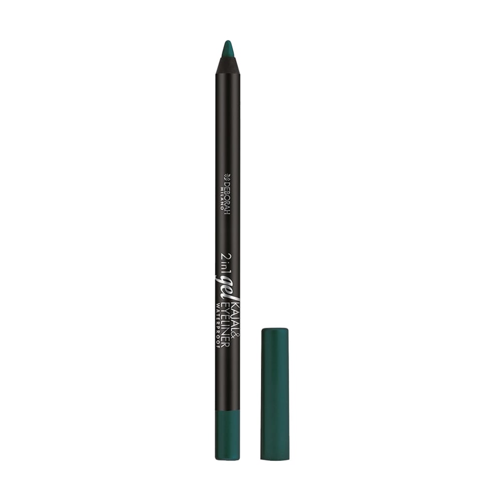 Олівець для очей Deborah 2 in 1 Kajal &amp; Eyeliner Gel Pencil, 04 Green, 1.4 г
