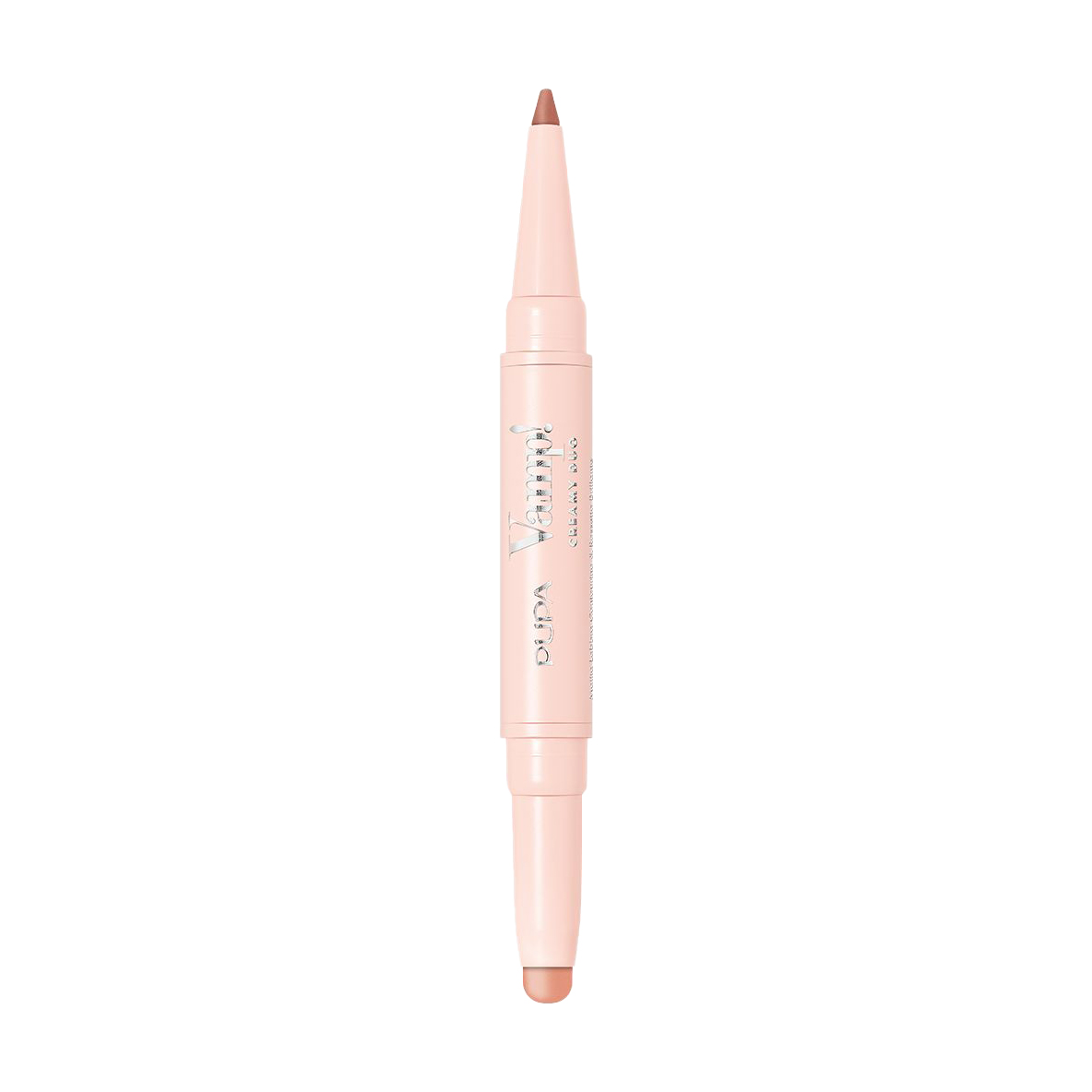 Олівець-помада для губ 2 в 1 Pupa Vamp! Creamy Duo Contouring Lip Pencil &amp; Brilliant Lipstick 015 Fair Warm Nude, 1 г