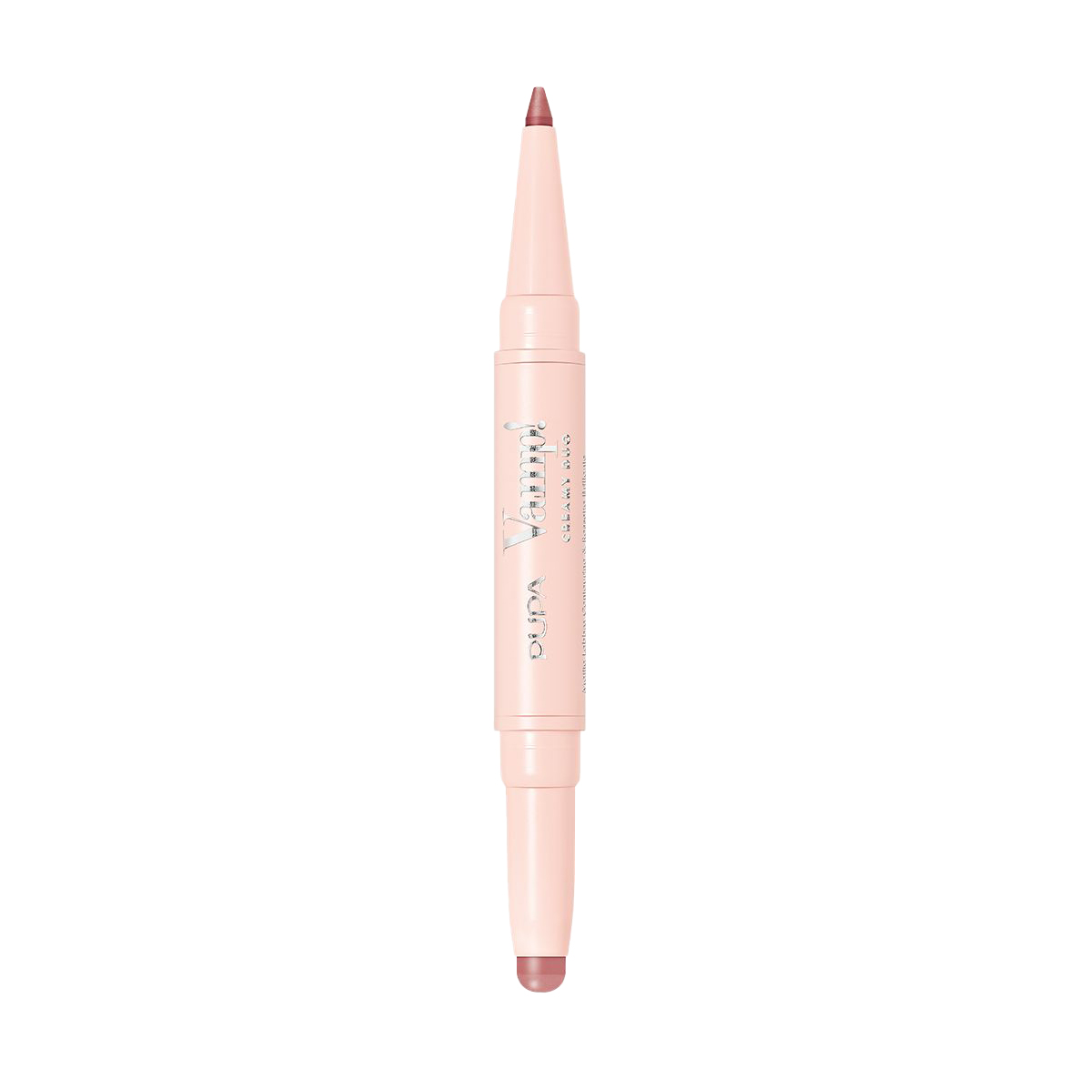 Олівець-помада для губ 2 в 1 Pupa Vamp! Creamy Duo Contouring Lip Pencil &amp; Brilliant Lipstick 017 Timeless Rose, 1 г