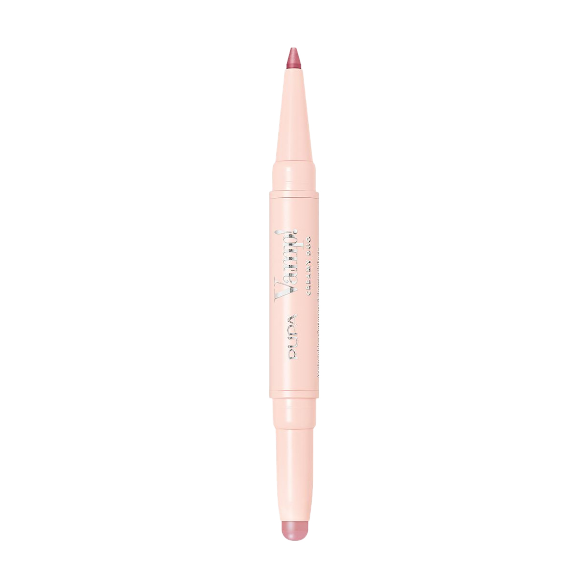 Олівець-помада для губ 2 в 1 Pupa Vamp! Creamy Duo Contouring Lip Pencil &amp; Brilliant Lipstick 019 Vibrant Rose, 1 г