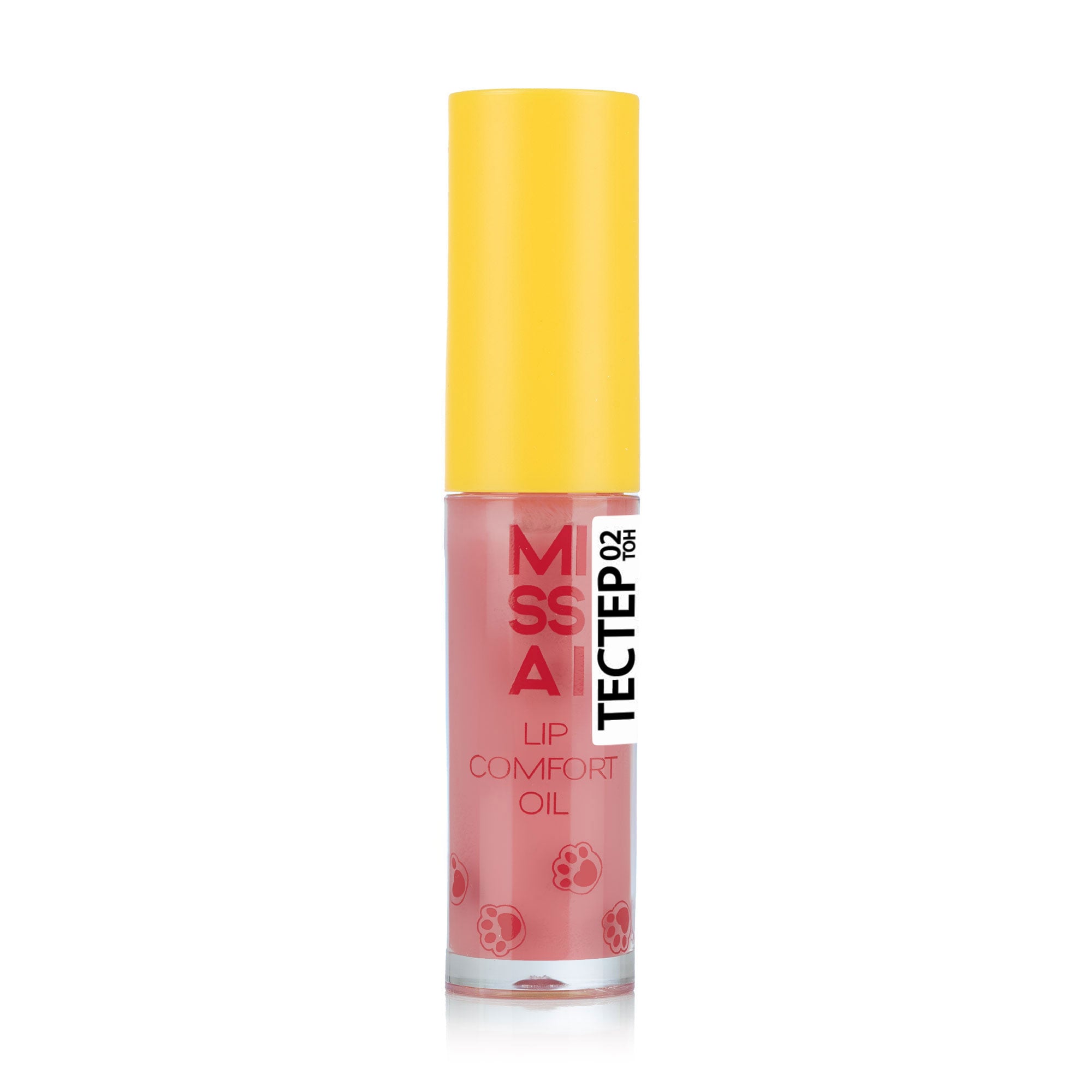 Олія-блиск для губ Missai Lip Comfort Oil тон 2 Рожевий, 3.7 мл (Тестер)