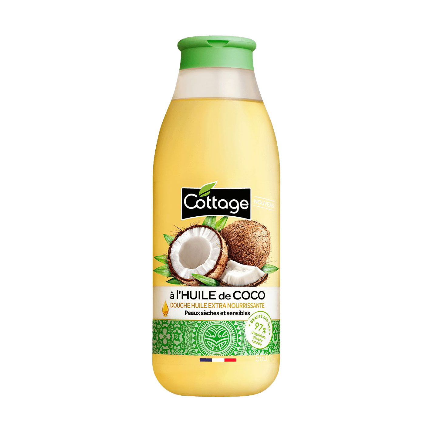 Олія для душу Cottage Coconut Oil Shower Кокос, 560 мл