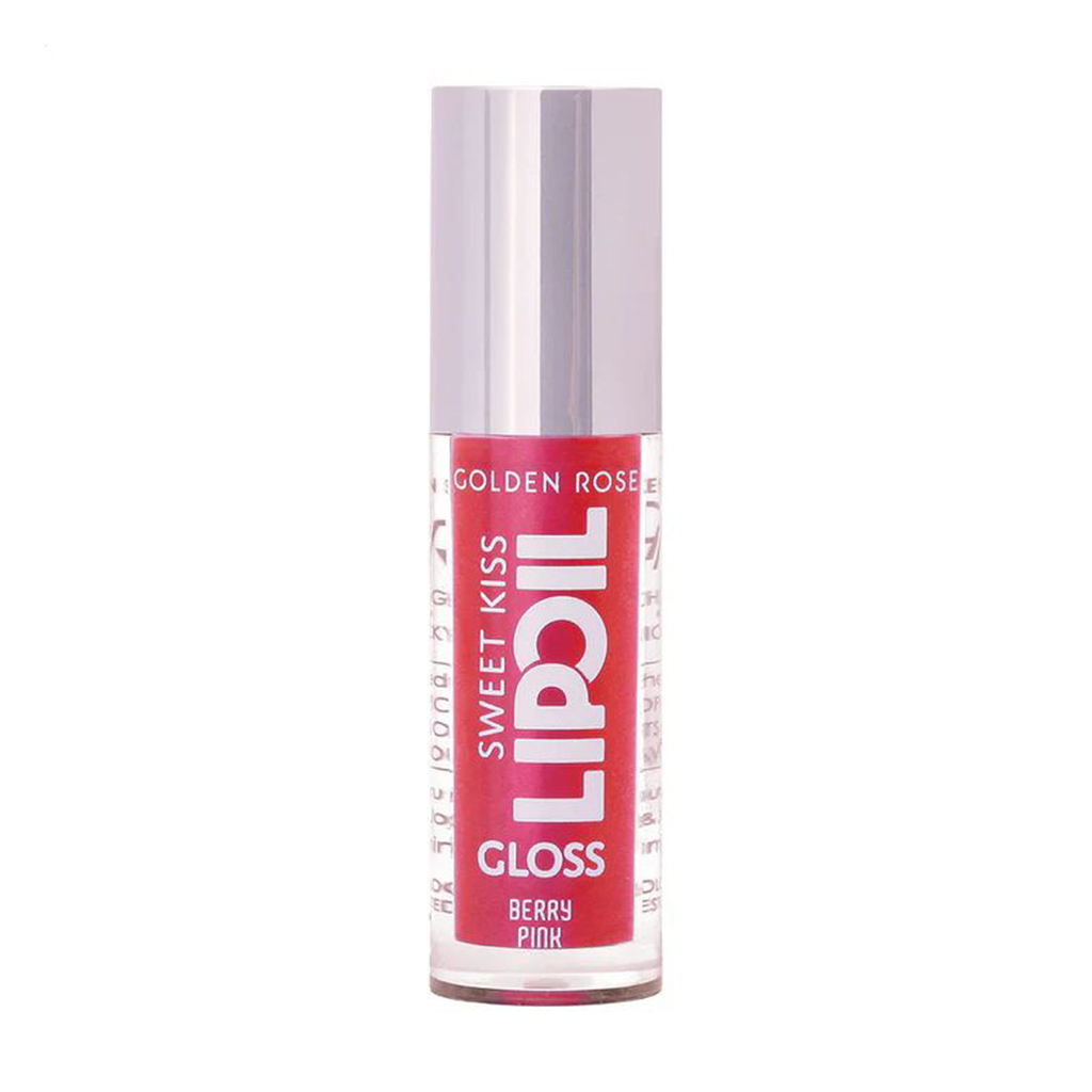 Олія для губ Golden Rose Sweet Kiss Lip Oil Gloss 03 Berry Pink, 4.7 мл