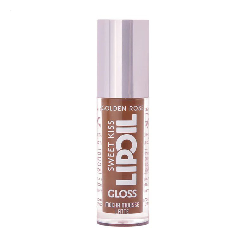 Олія для губ Golden Rose Sweet Kiss Lip Oil Gloss 05 Mocha Mousse Latte, 4.7 мл