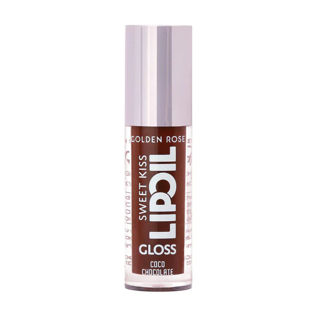 Олія для губ Golden Rose Sweet Kiss Lip Oil Gloss 06 Coco Chocolate, 4.7 мл