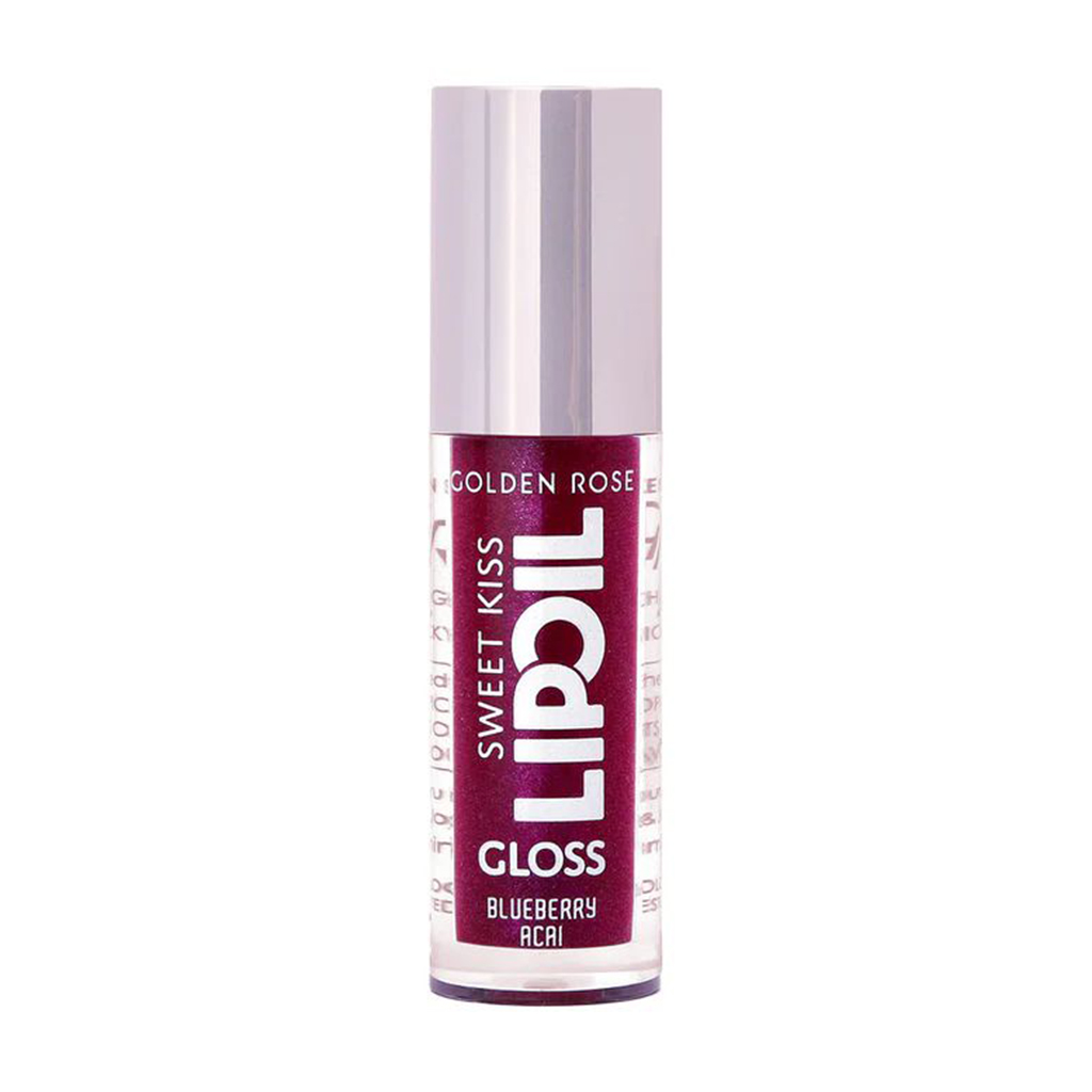 Олія для губ Golden Rose Sweet Kiss Lip Oil Gloss 07 Blueberry Acai, 4.7 мл