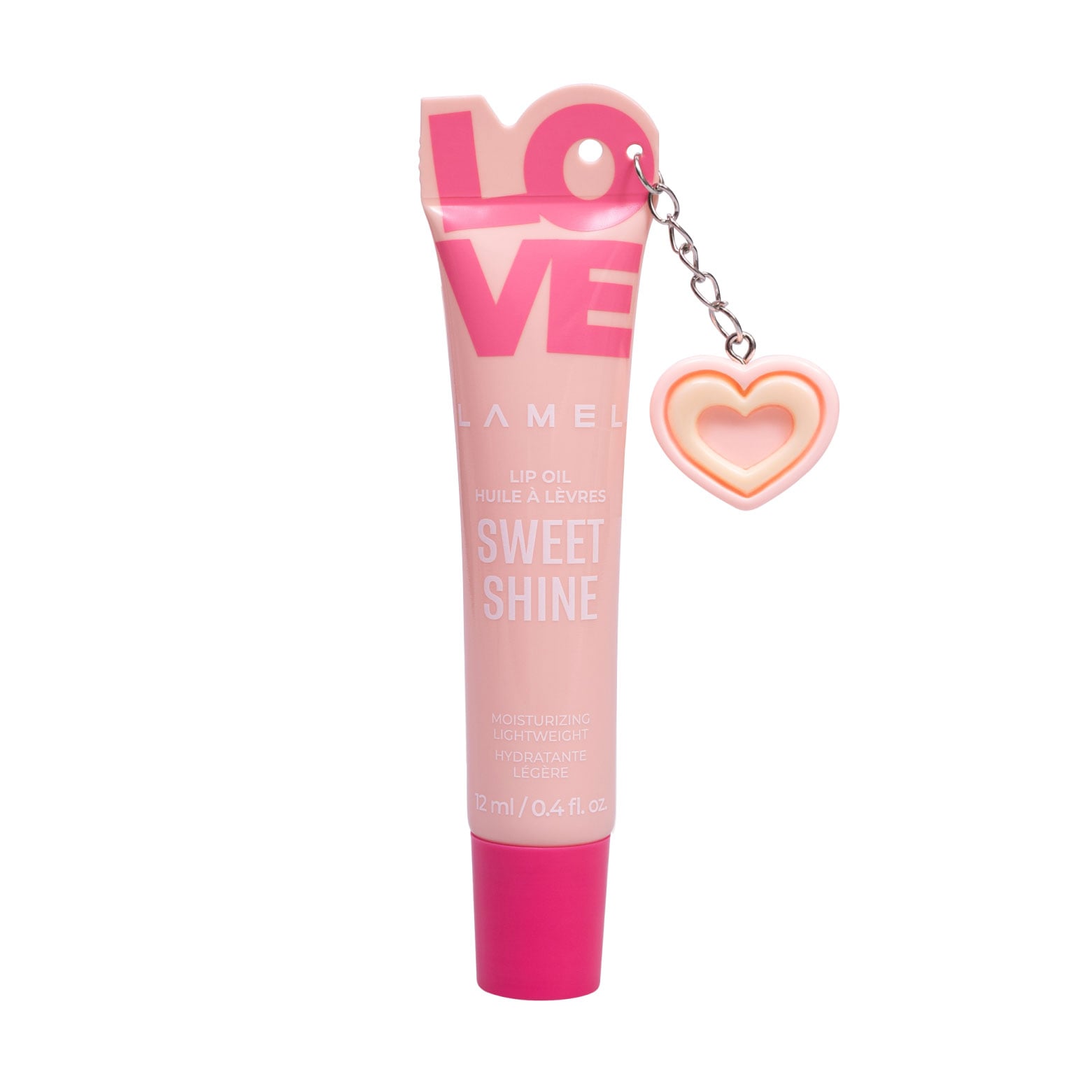 Олія для губ LAMEL Make Up Love Sweet Shine Lip Oil 04 Tea Rose, 12 мл