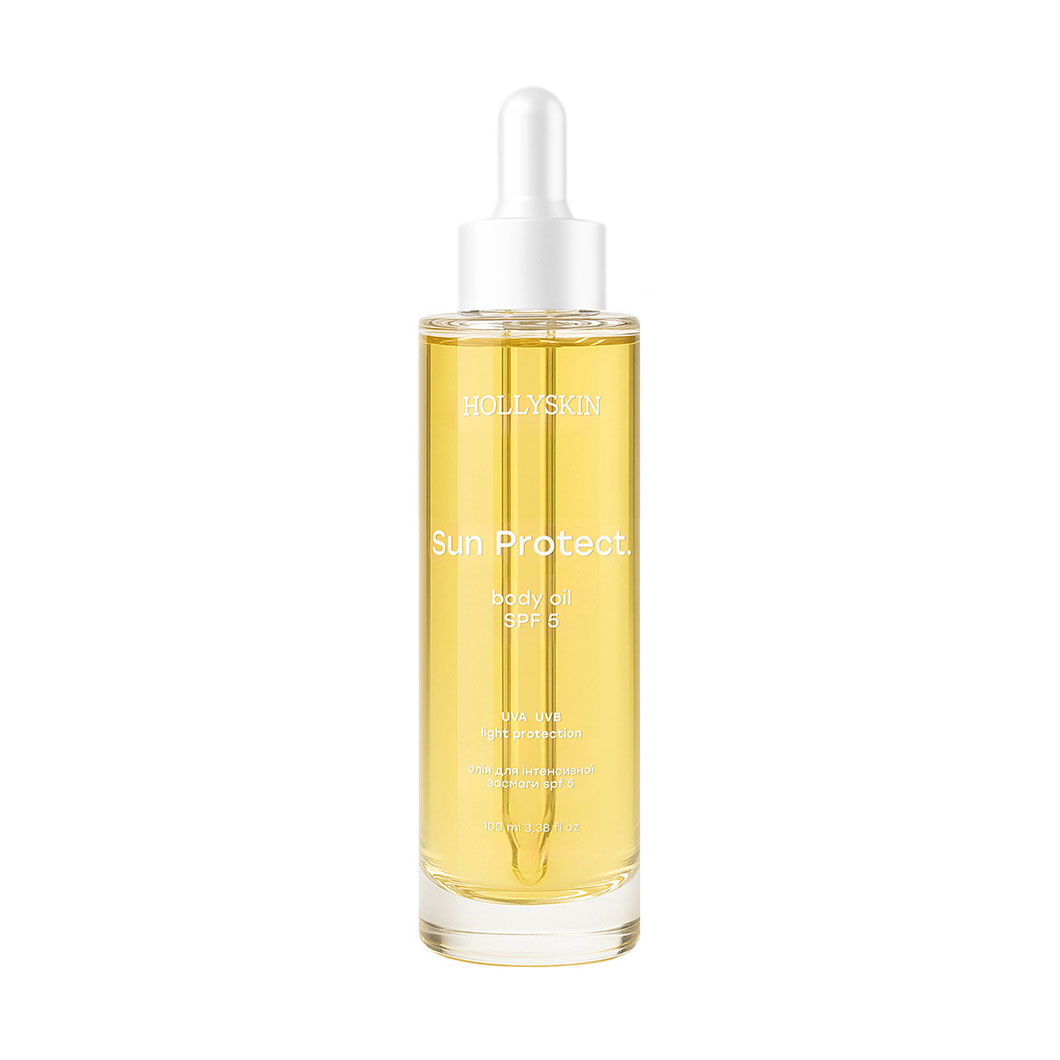 Олія для інтенсивної засмаги Hollyskin Sun Protect Body Oil SPF 5, 100 мл