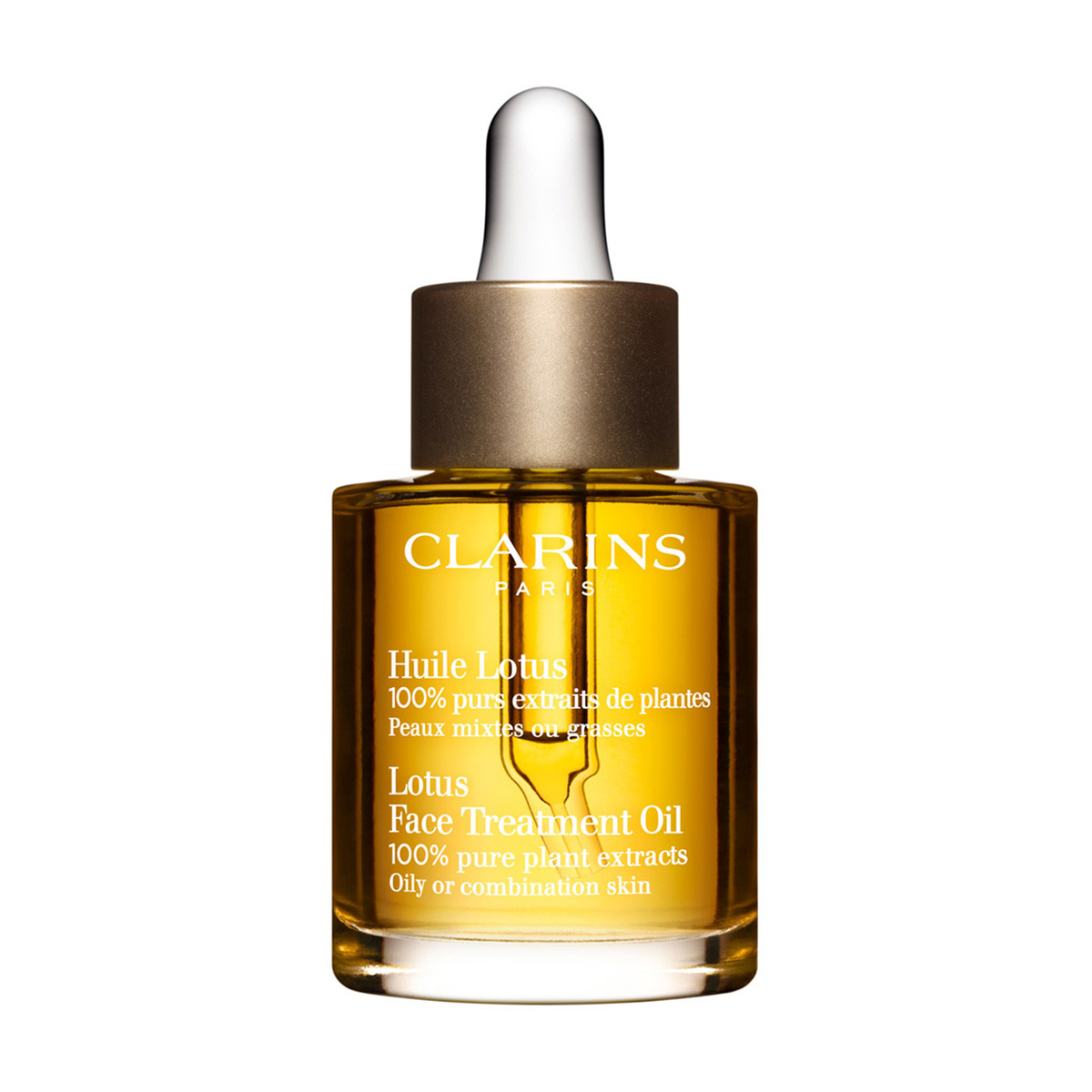 Олія для обличчя Clarins Lotus Treatment Oil для комбінованої шкіри, 30 мл