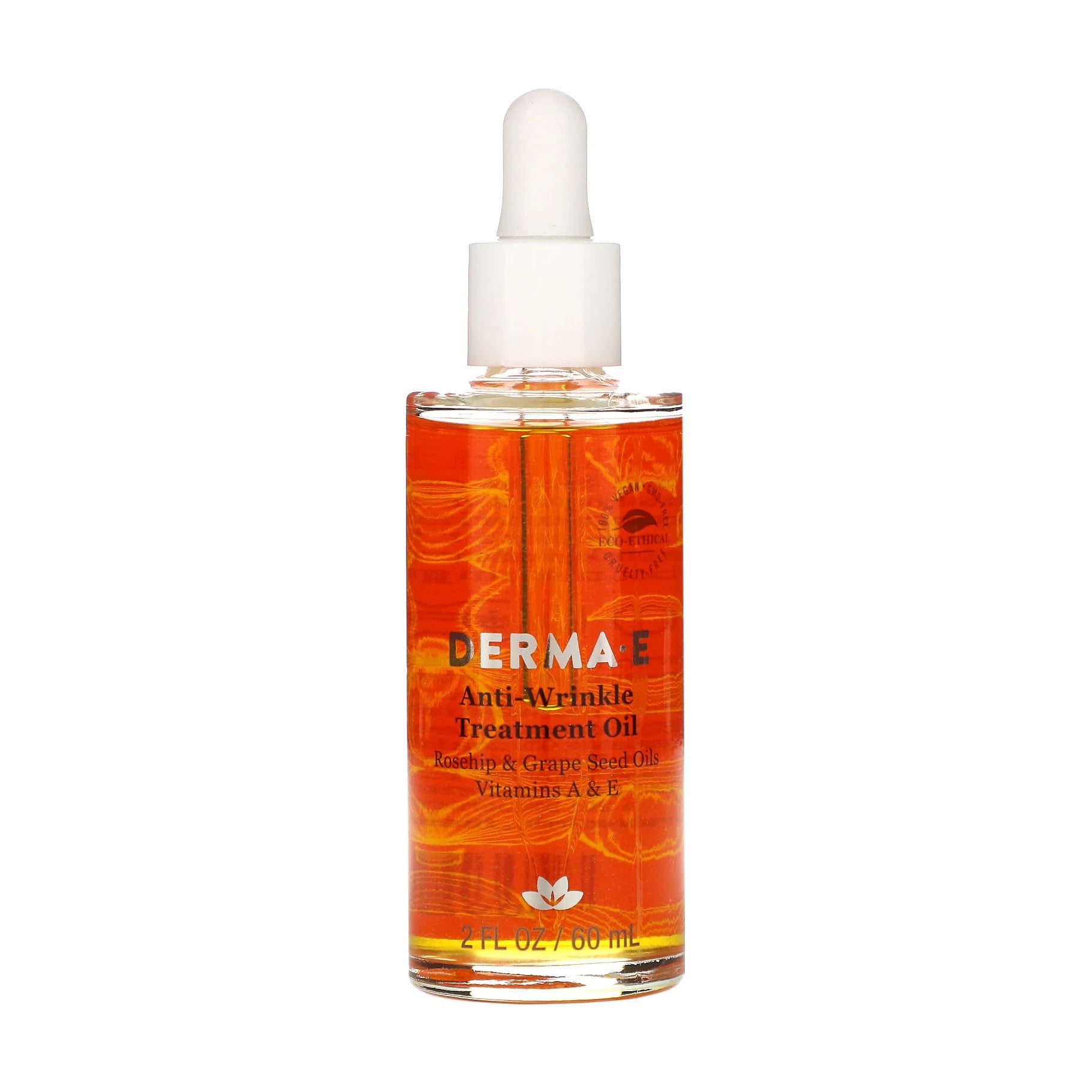 Олія для обличчя та тіла Derma E Anti-Wrinkle Treatment Oil проти зморщок, з вітамінами А та Е, 60 мл