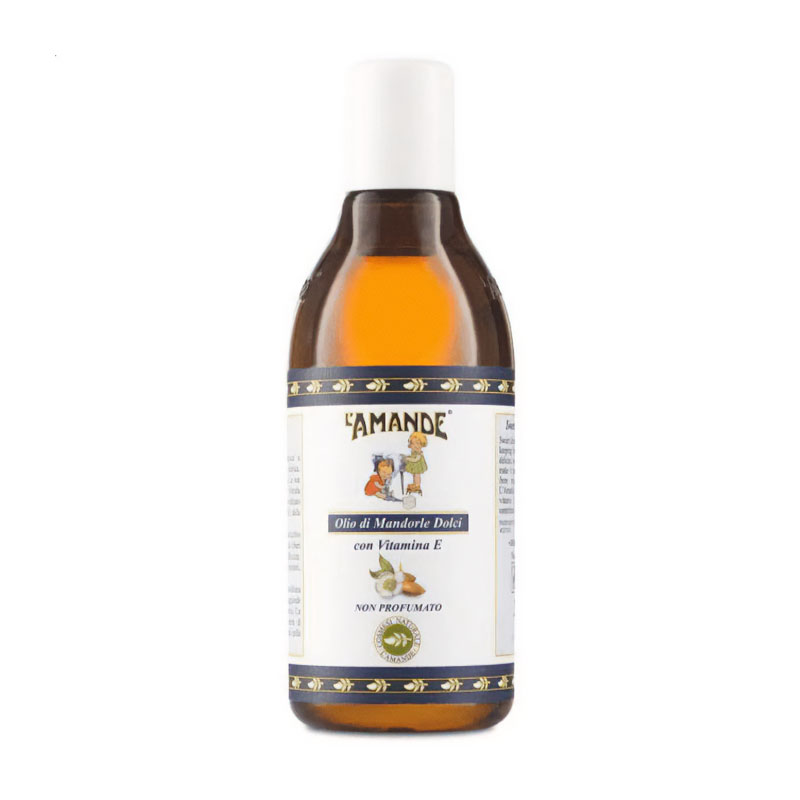 Олія для тіла L'Amande Marseille Unscented Sweet Almond Oil з вітаміном E, 250 мл